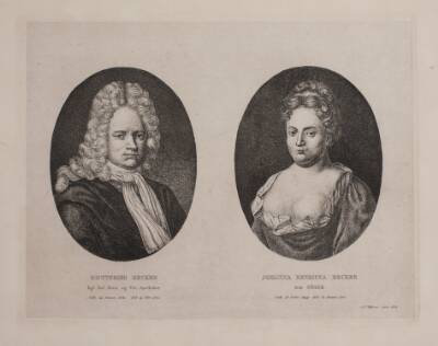 Gottfried Becker og hans hustru Johanna Henricca Becker, f. Nörck