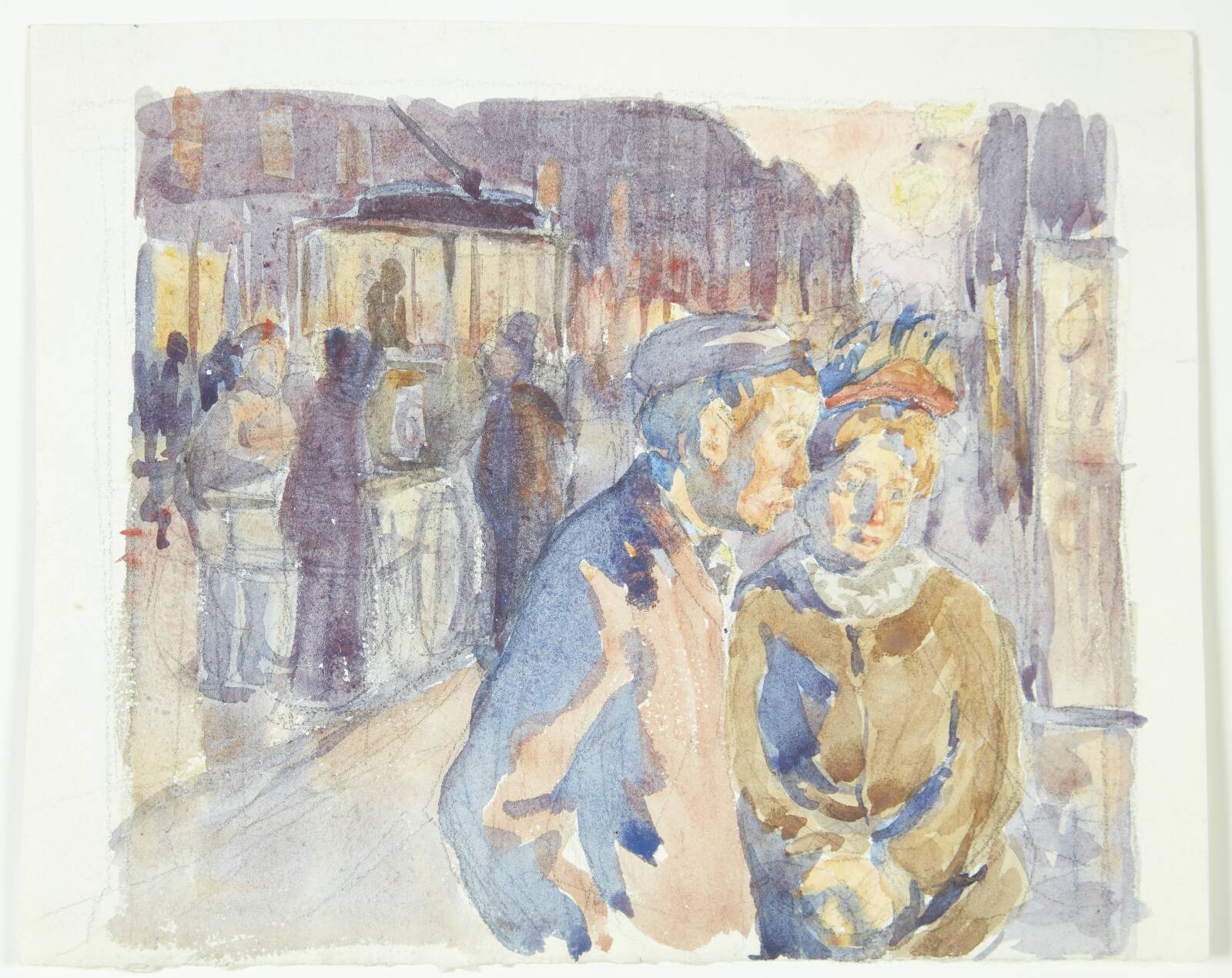 Fra Enghavevej. Aften, Peter Hansen, 1905-1910