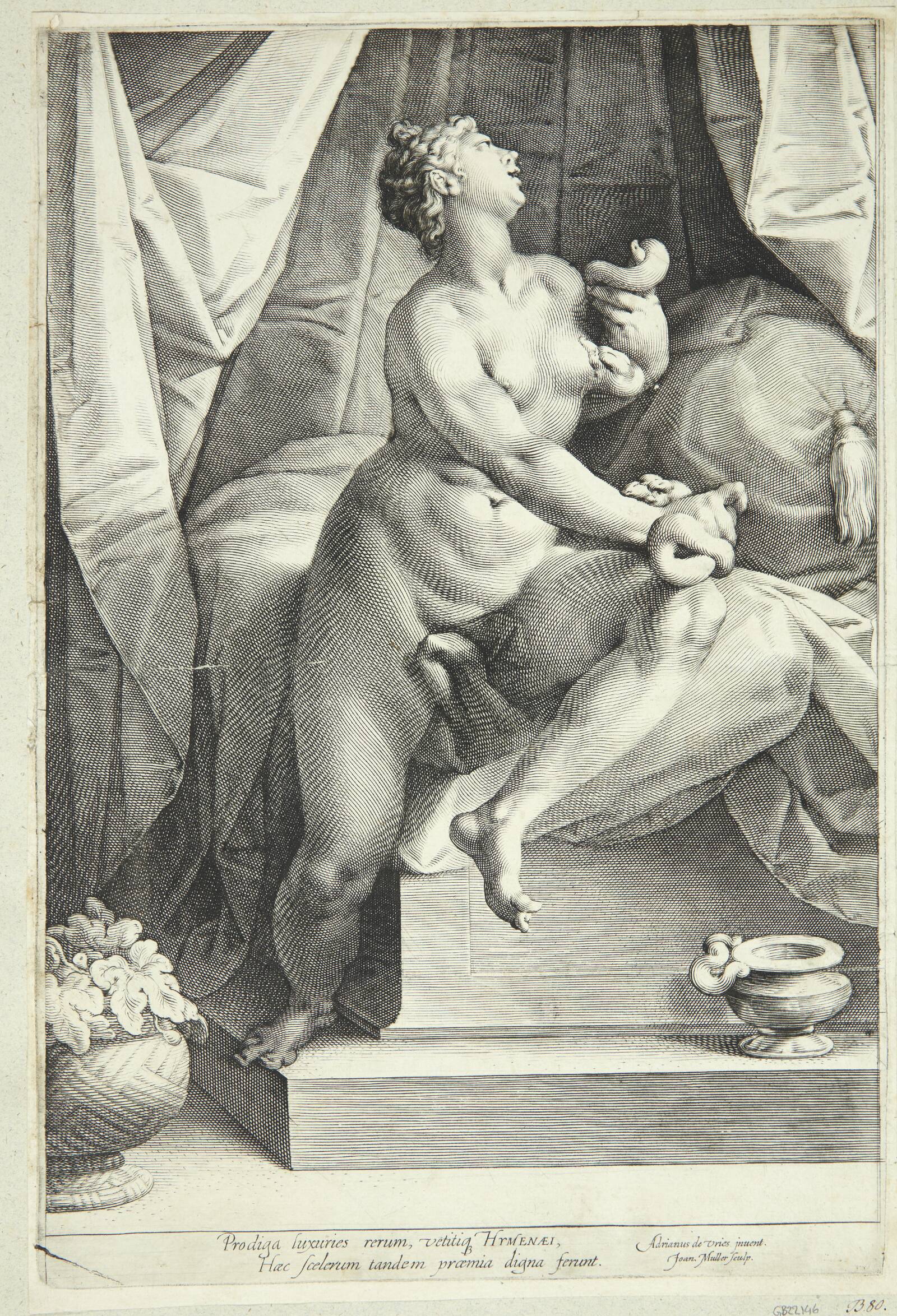 Kleopatra, Jan Harmensz. Muller, 1596-1599