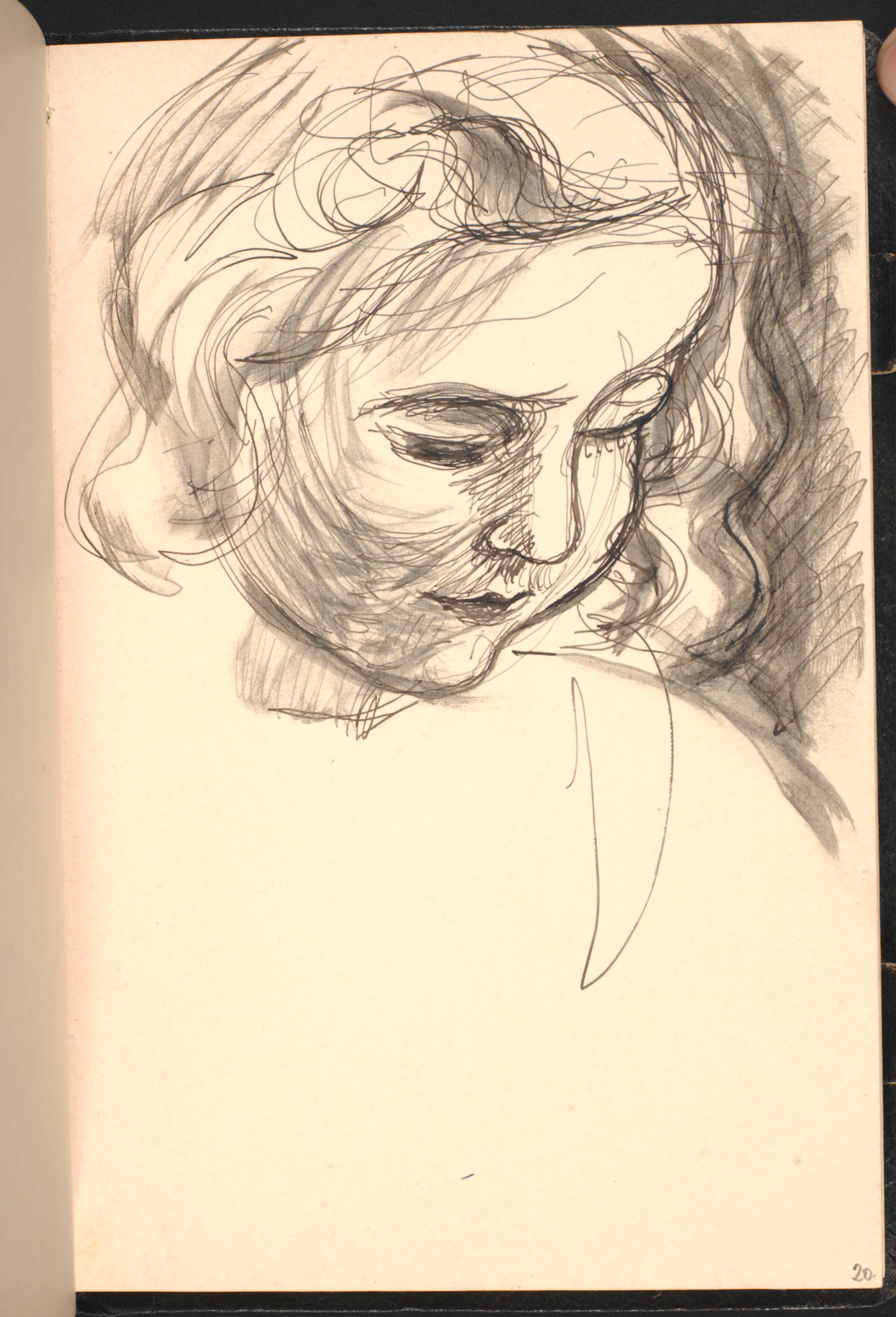 Hoved af en lille pige, J.F. Willumsen, 1907-1910