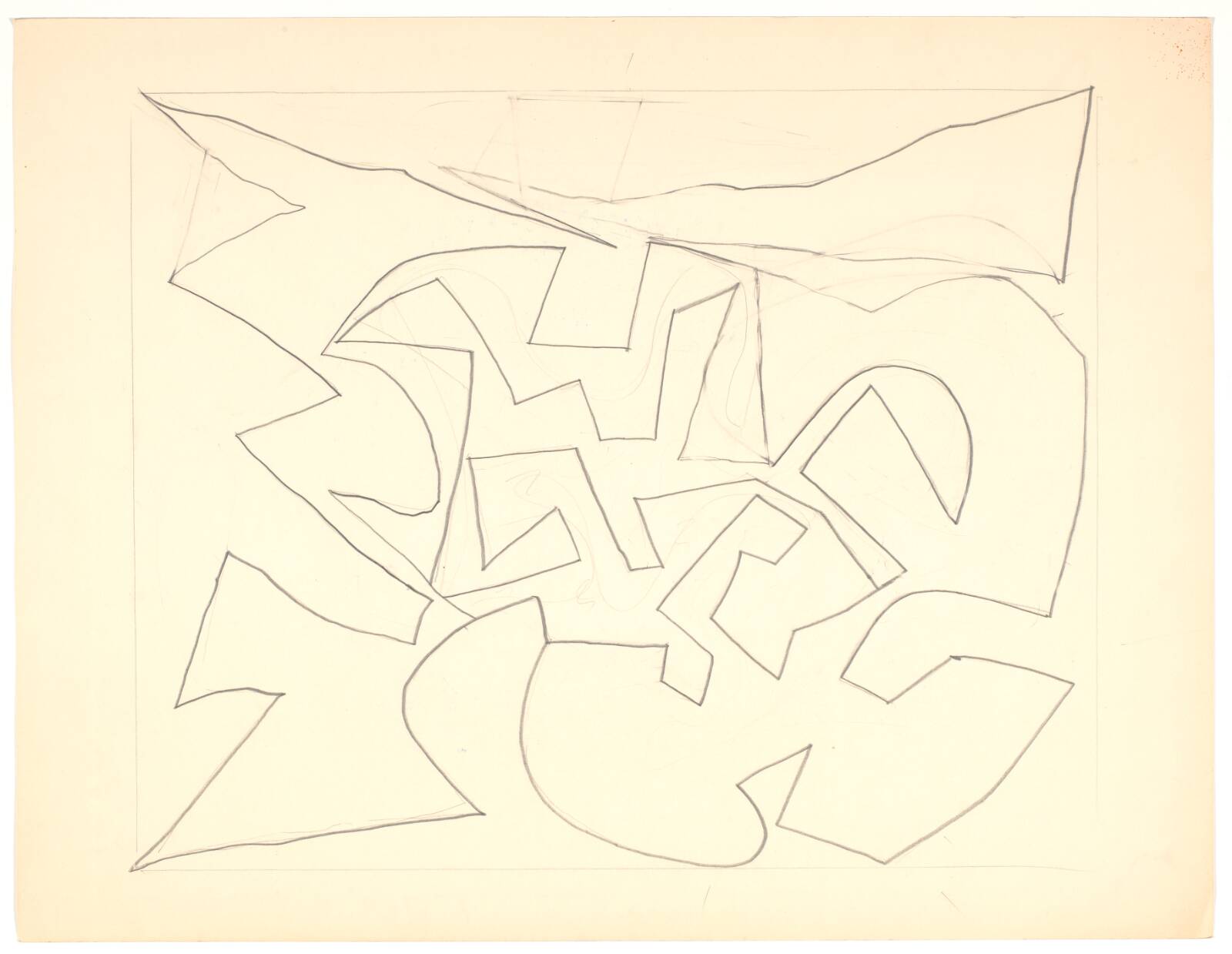 Komposition, Richard Mortensen, 1958-1960