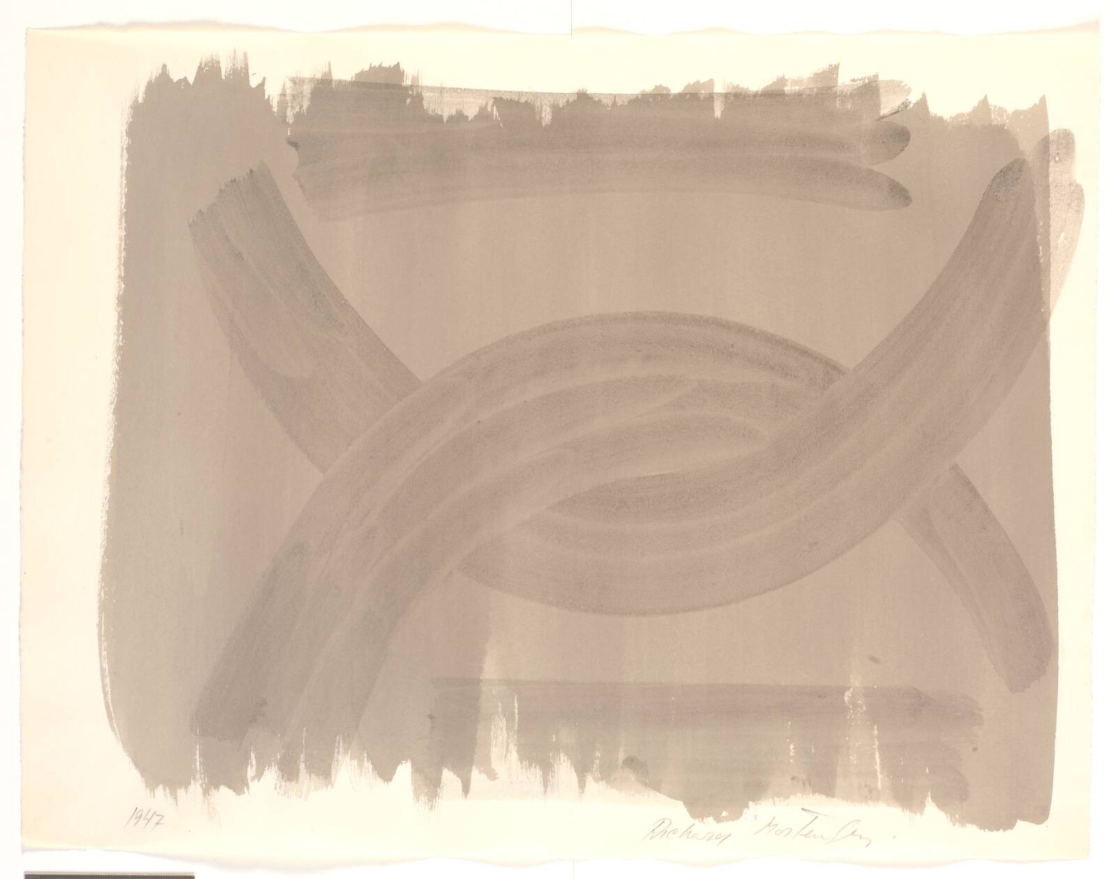 Uden titel, Richard Mortensen, 1947-1949
