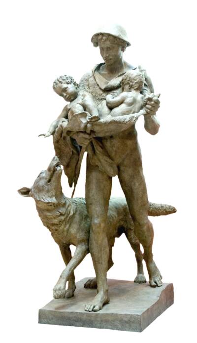 Hyrden Faustulus med Romulus og Remus
