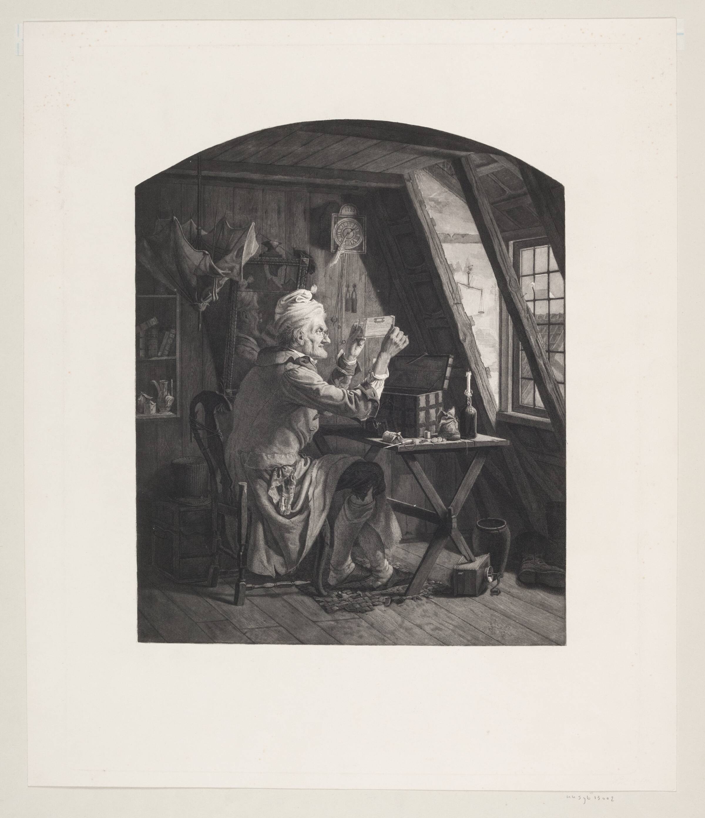 Den gerrige, Edvard Sonne, 1860-1864