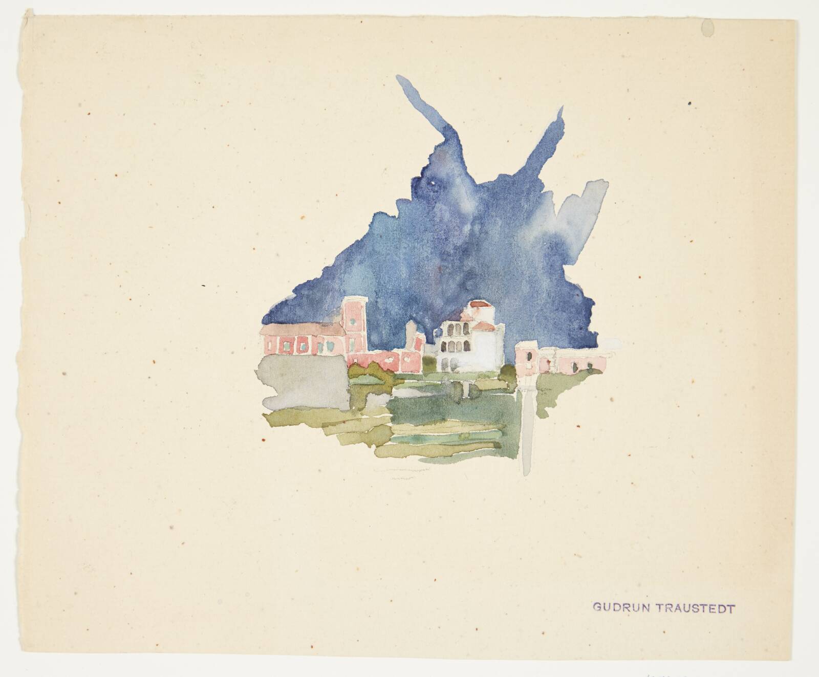 Italienske bygninger, Traustedt, Gudrun, 1920-1924
