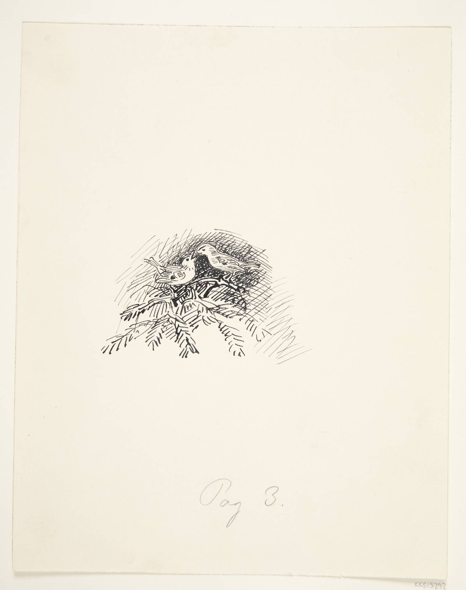 Fuglekonger (?), Johannes Larsen, 1936