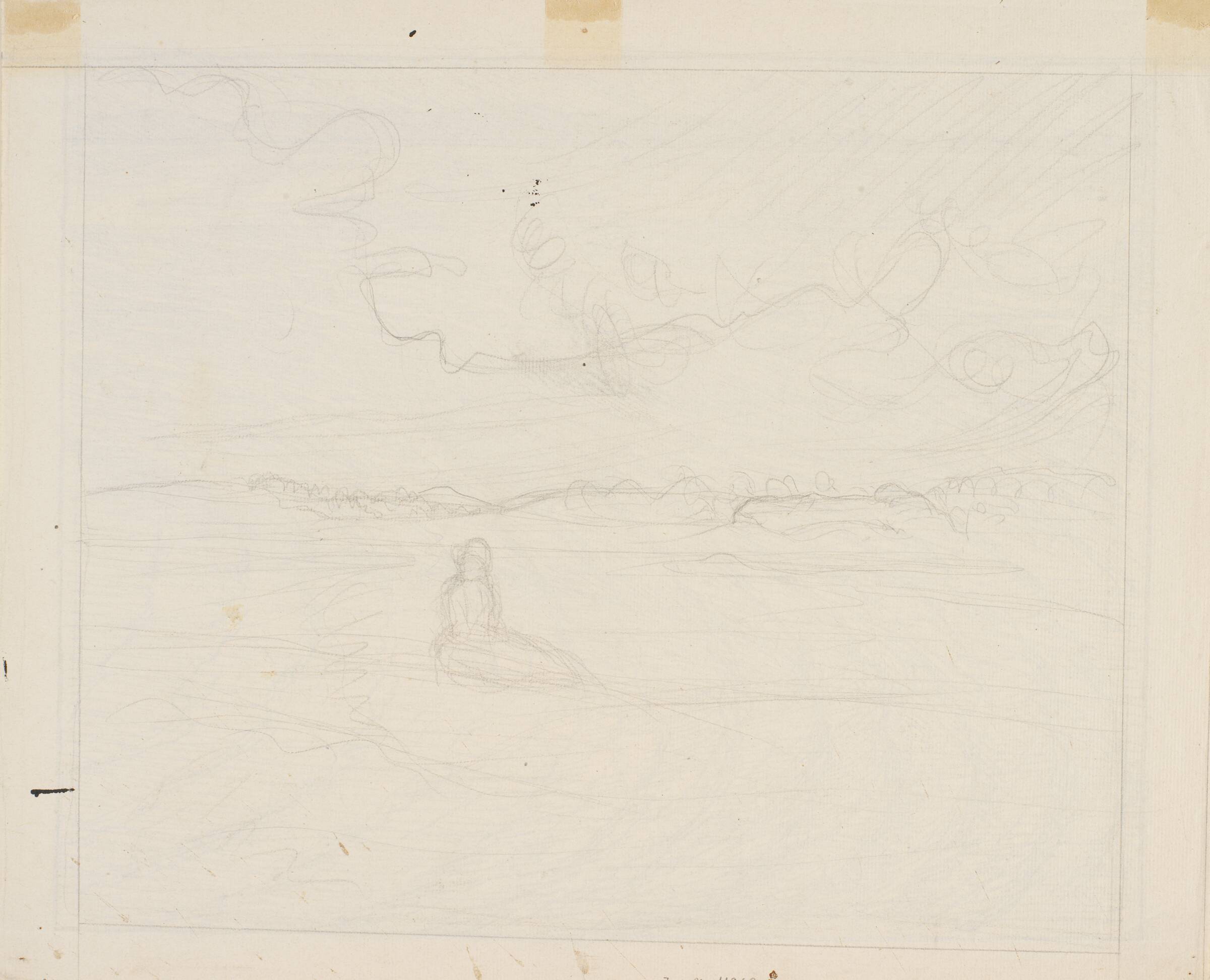 O, hvad giver jeg ikke for at komme til mit Barn!, Fritz Syberg, 1898