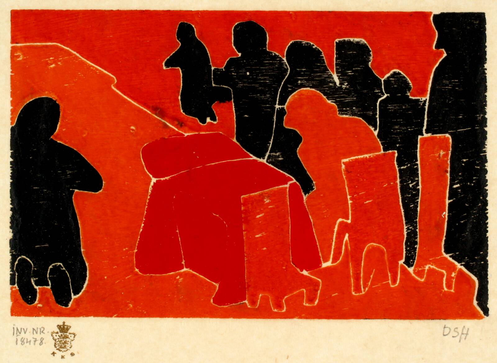 Fra Chartres, påskemesse, Dan Sterup-Hansen, 1950