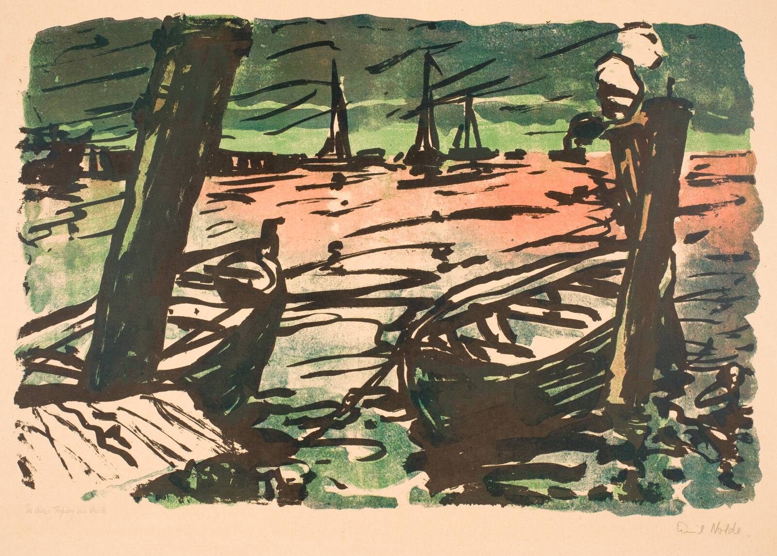 Boote, Emil Nolde, 1907