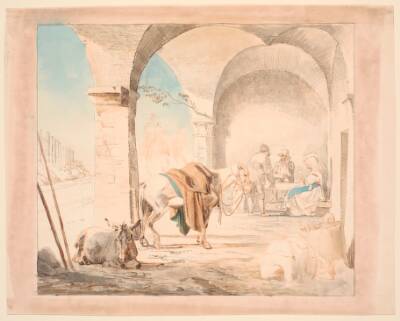 Scene fra et osteri