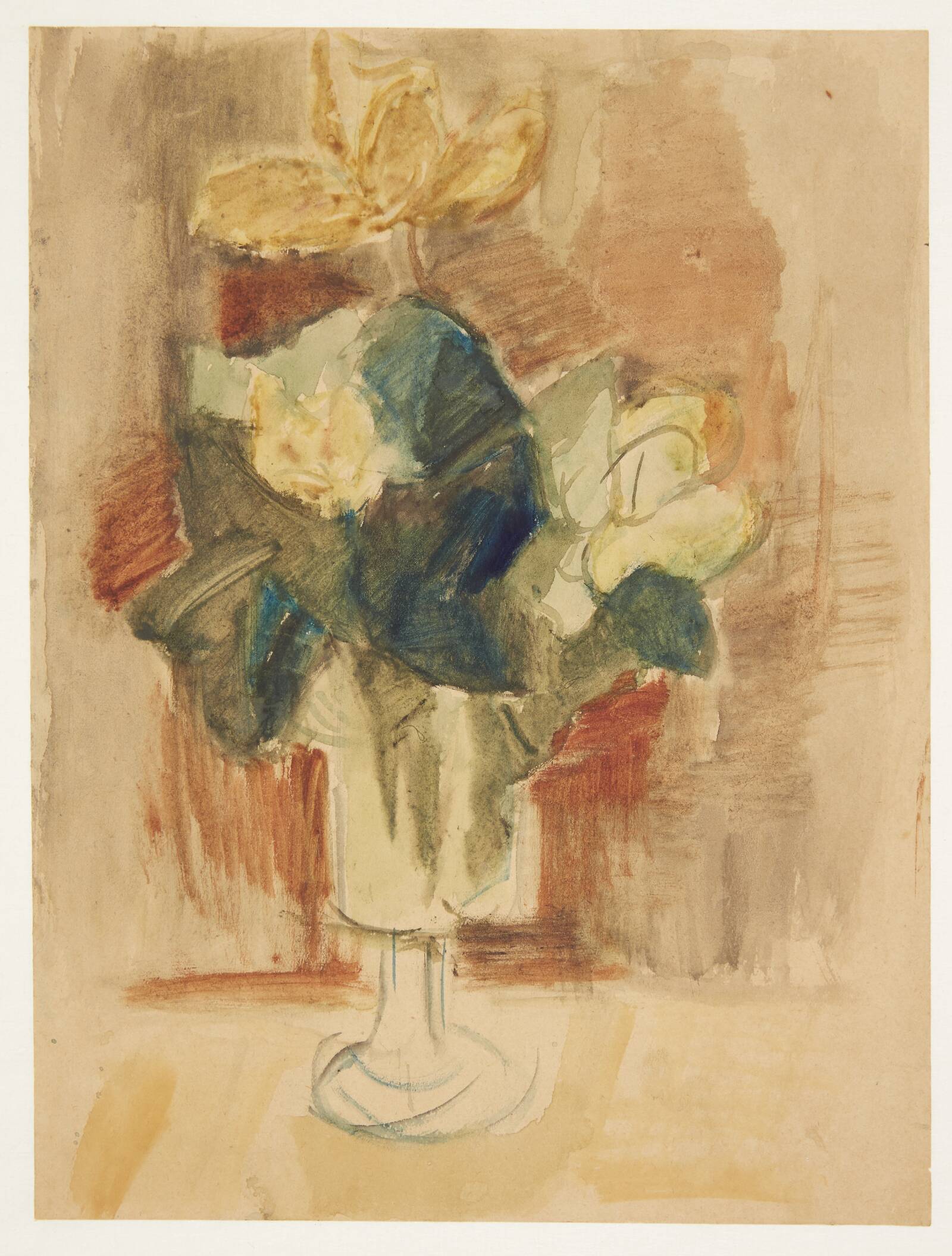 Glas med blomster, Ebba Carstensen, 1900-1967
