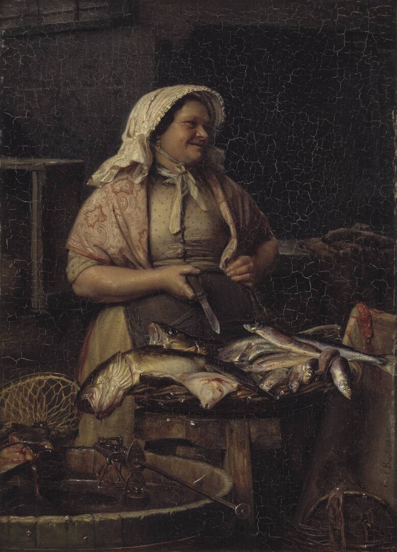 A Fishwife, by Carl Bloch, 1875