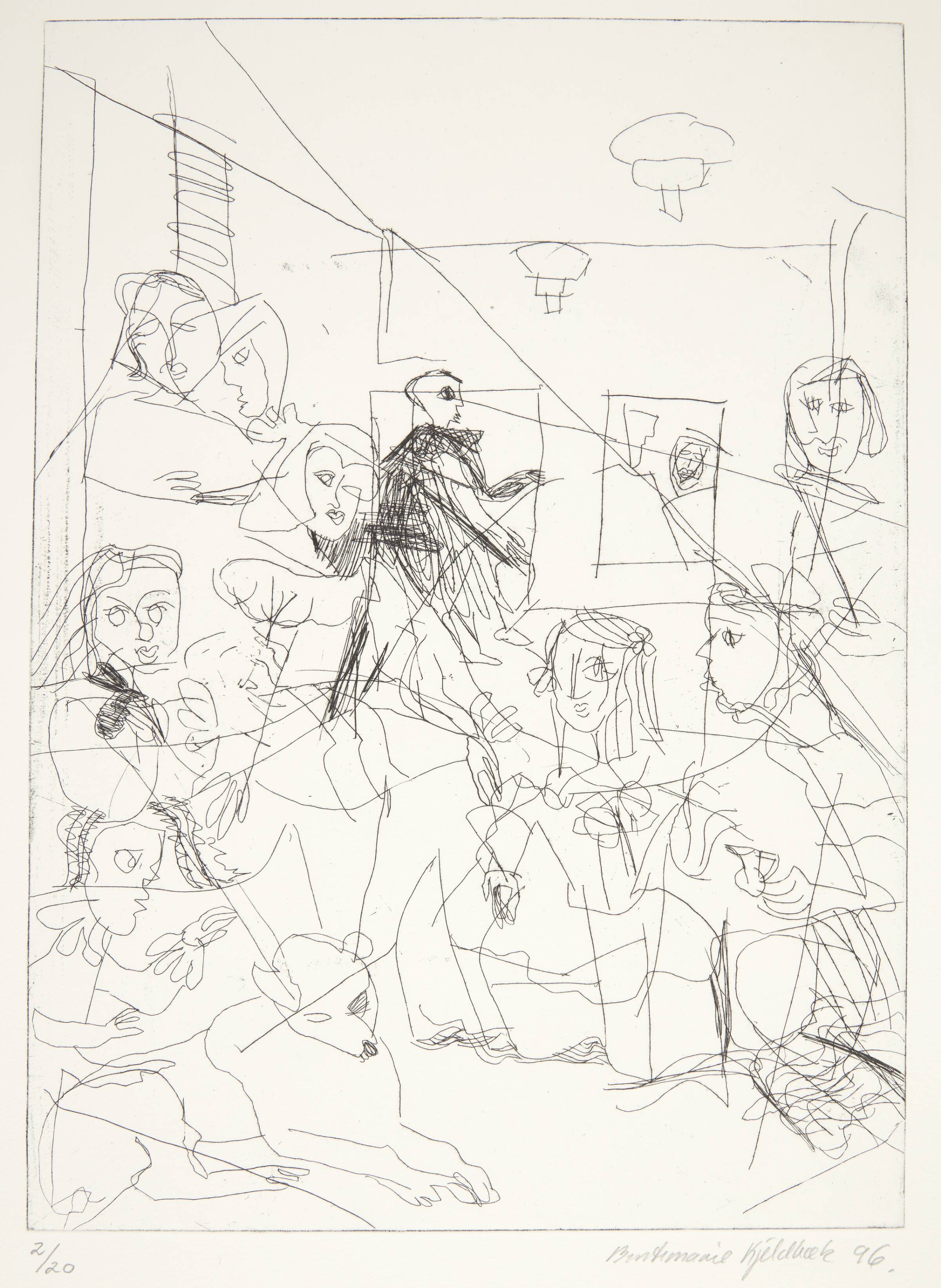 Sort billede, Bentemarie Kjeldbæk, 1996