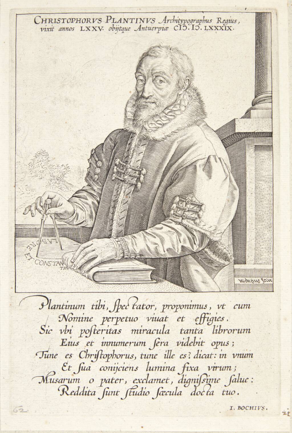 Christophe Plantin, Hendrick Goltzius, 1490-1589