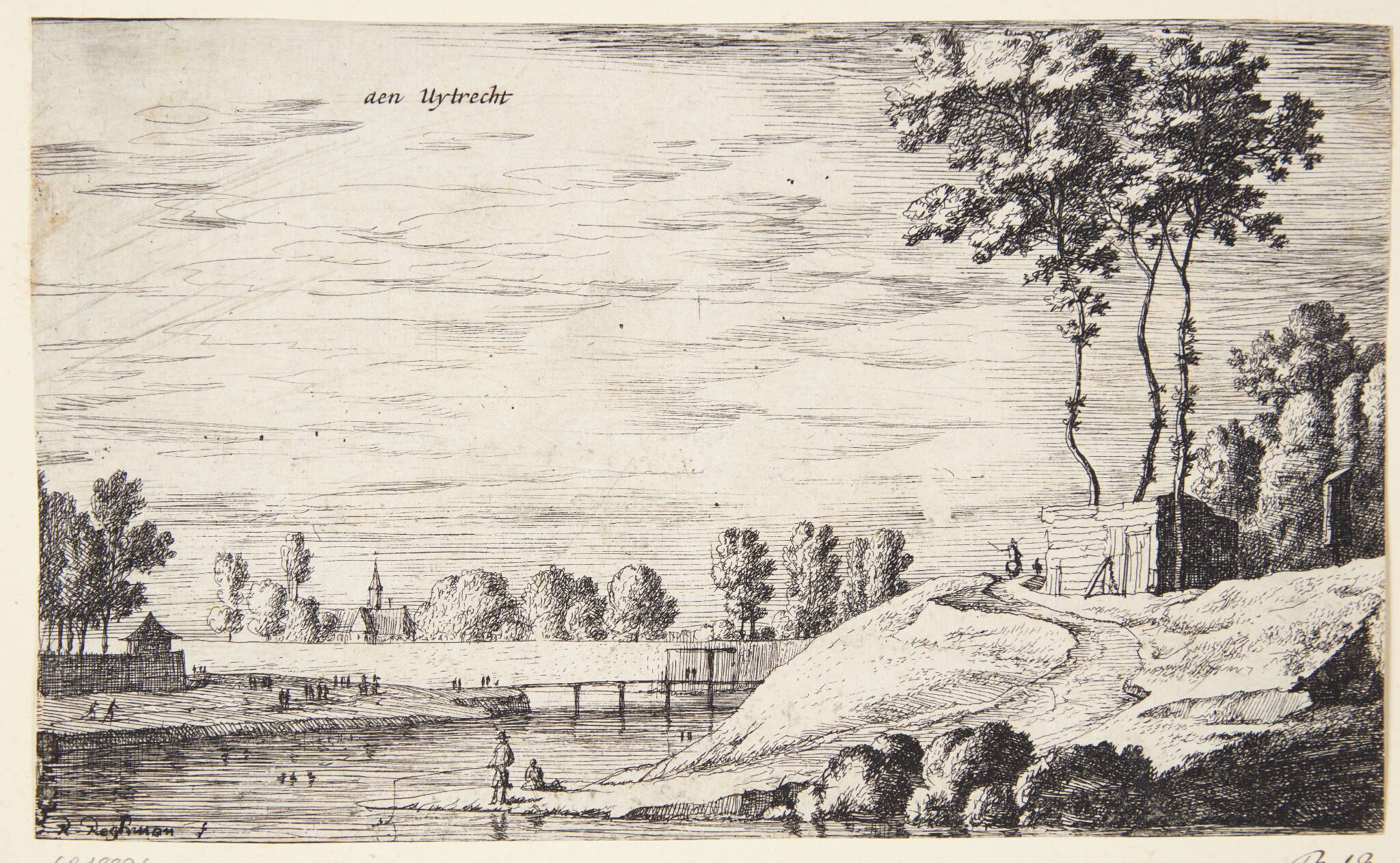 Flodlandskab ved Utrecht
