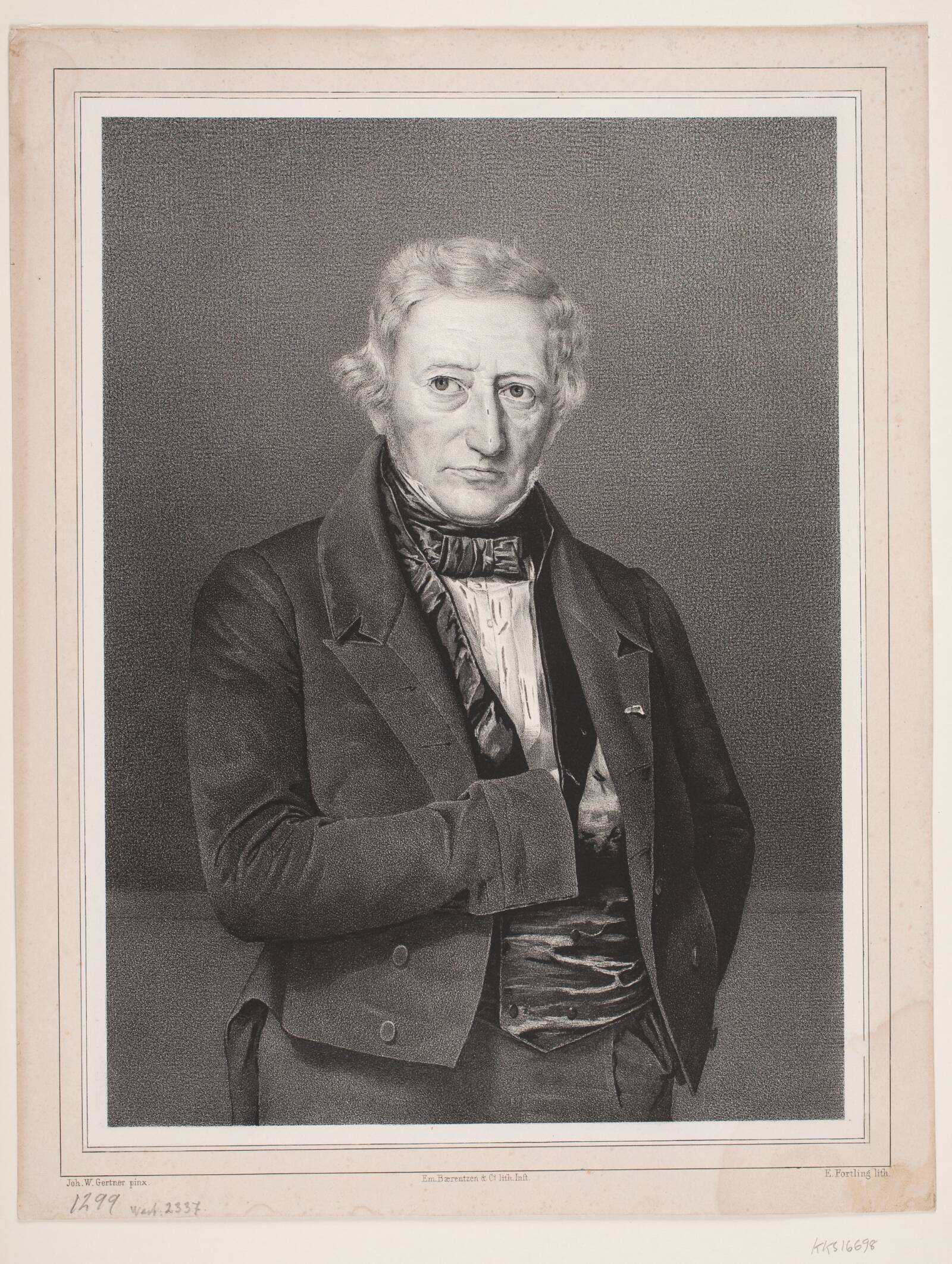 Jonas Collin, Edvard Fortling, 1840