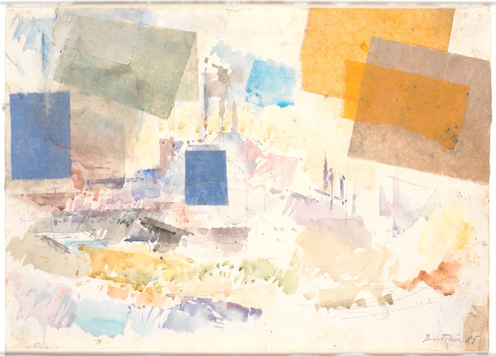 Fra Nordhavnen., Helge Bertram, 1985