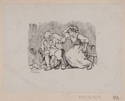Illustration til "Askeladden som fik prinsessen til at løgste sig"