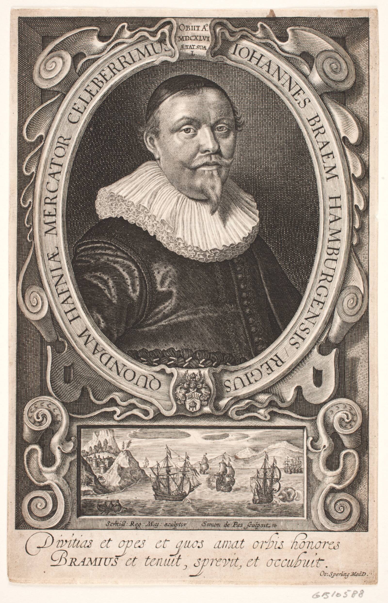Købmanden Johan Braem, Simon de Pas, 1646