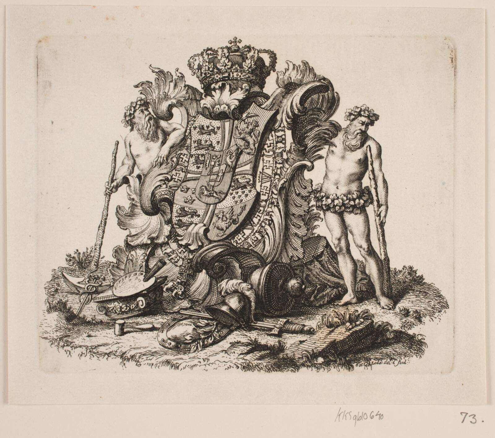 Det danske kongevåben, Odvardt Helmoldt de Lode, 1726-1757