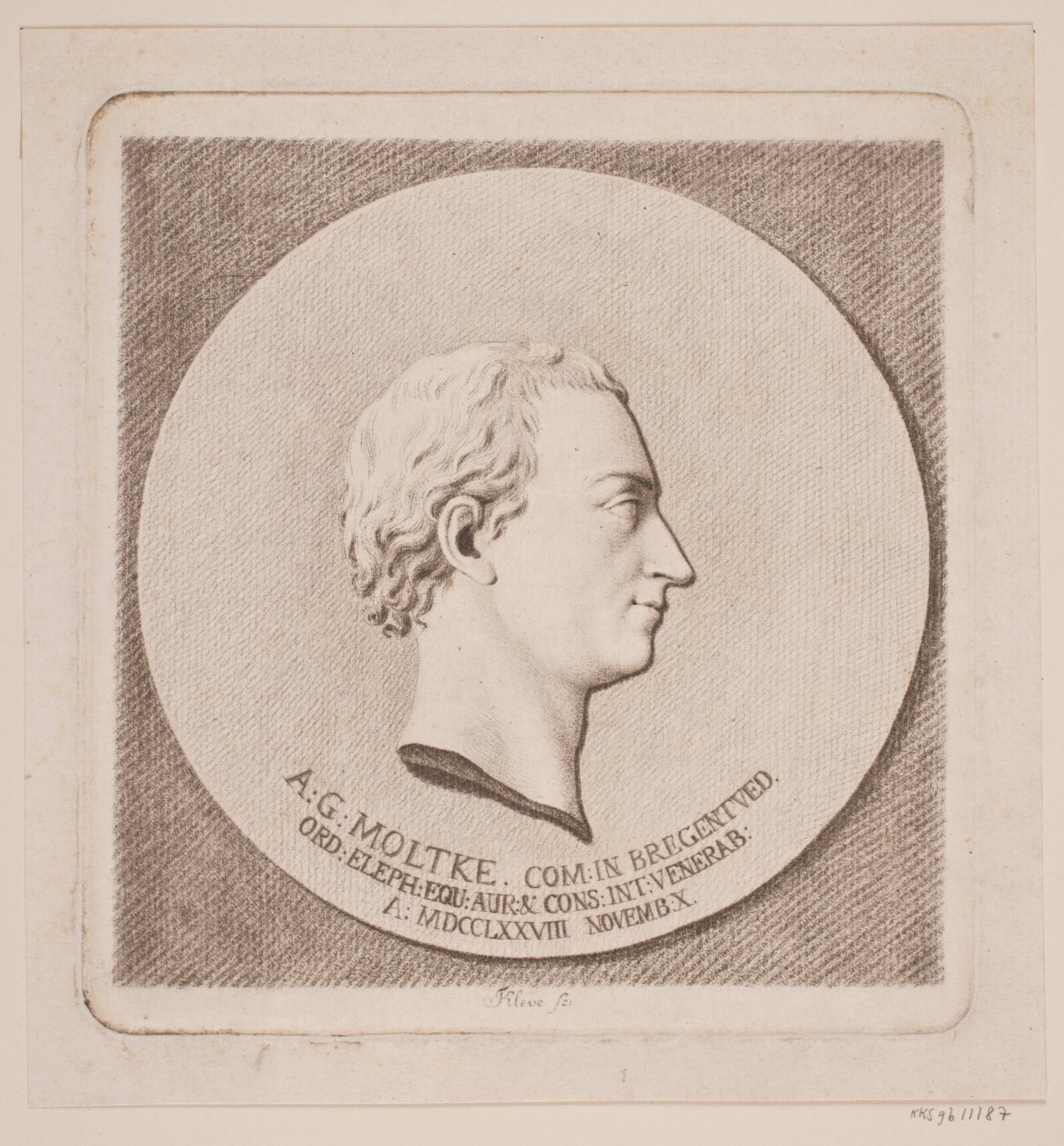 A. G. Moltke, Terkel Kleve, 1778