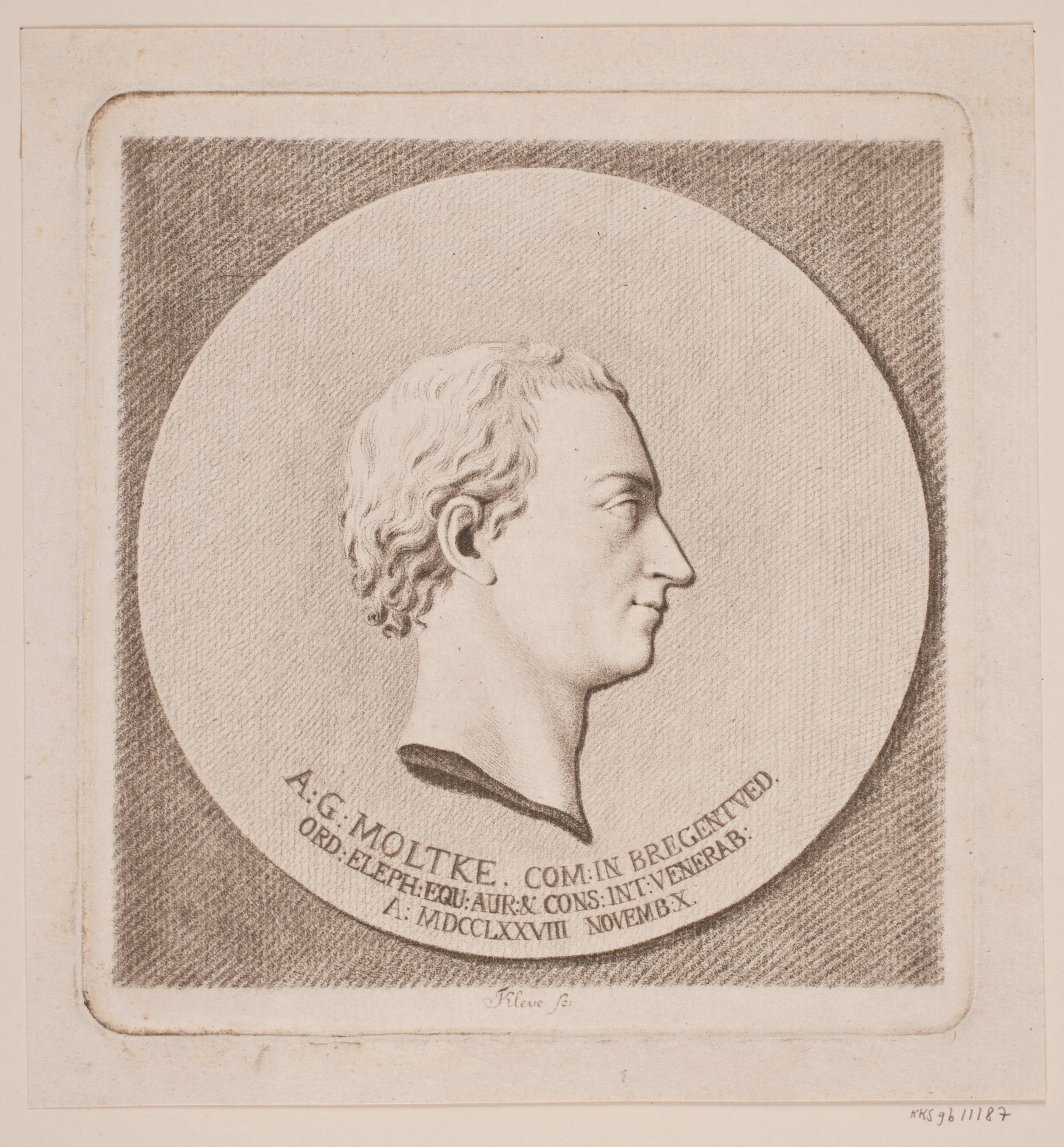 A. G. Moltke, Terkel Kleve, 1778