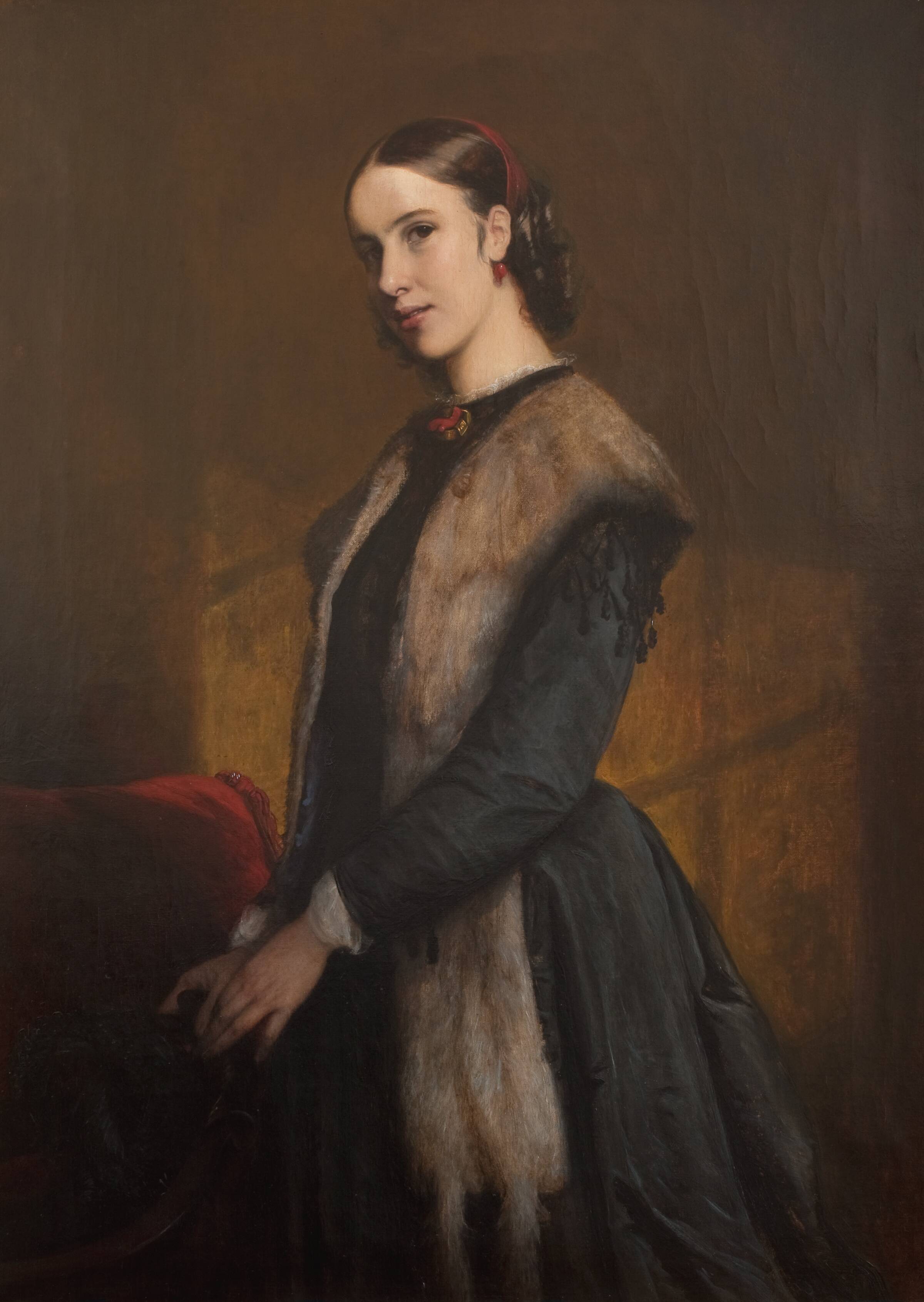 Forfatterinden Emma Kraft, Elisabeth Jerichau Baumann, 1859