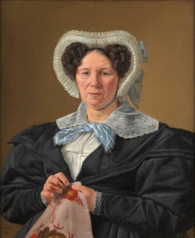 Kunstnerens moder, Frederikke Eleonore Cathrine Rørbye, f. Stockfleth (1773-1851)