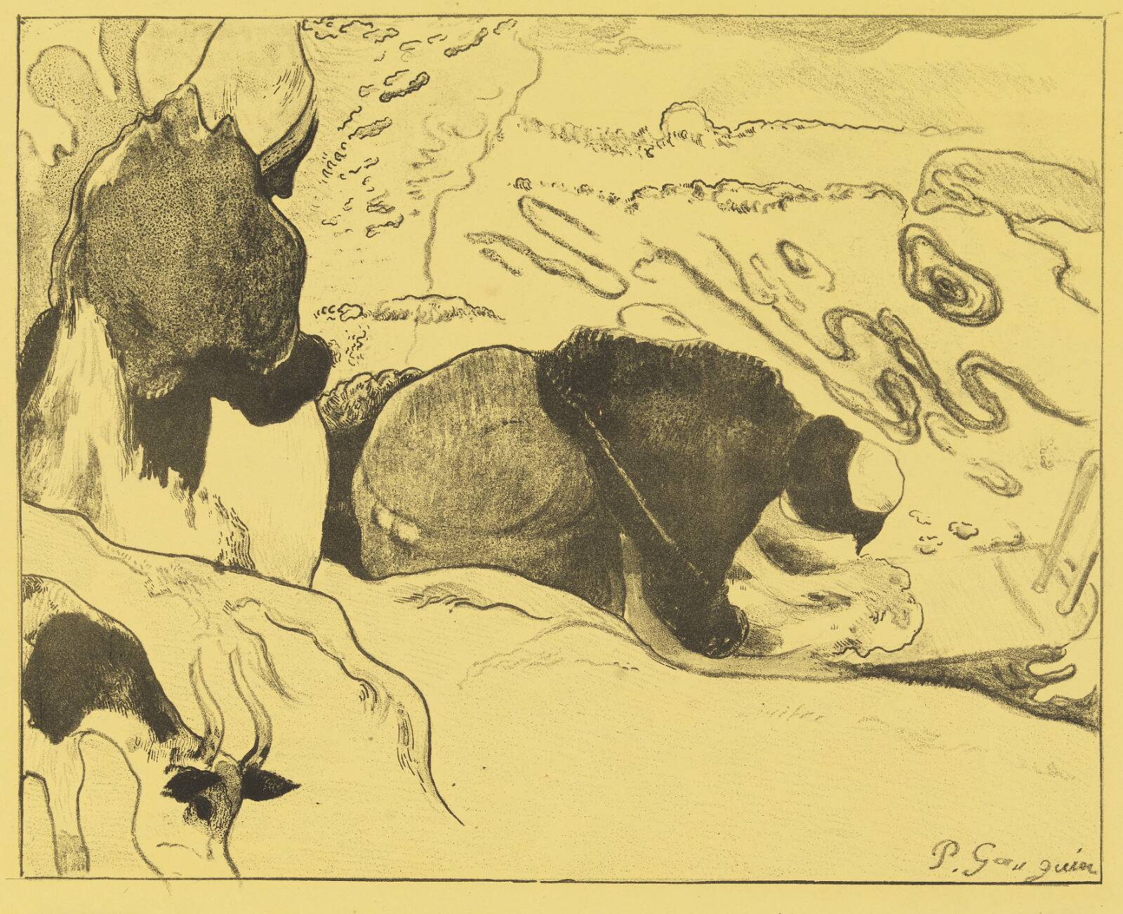 Les Laveuses, Paul Gauguin, 1889