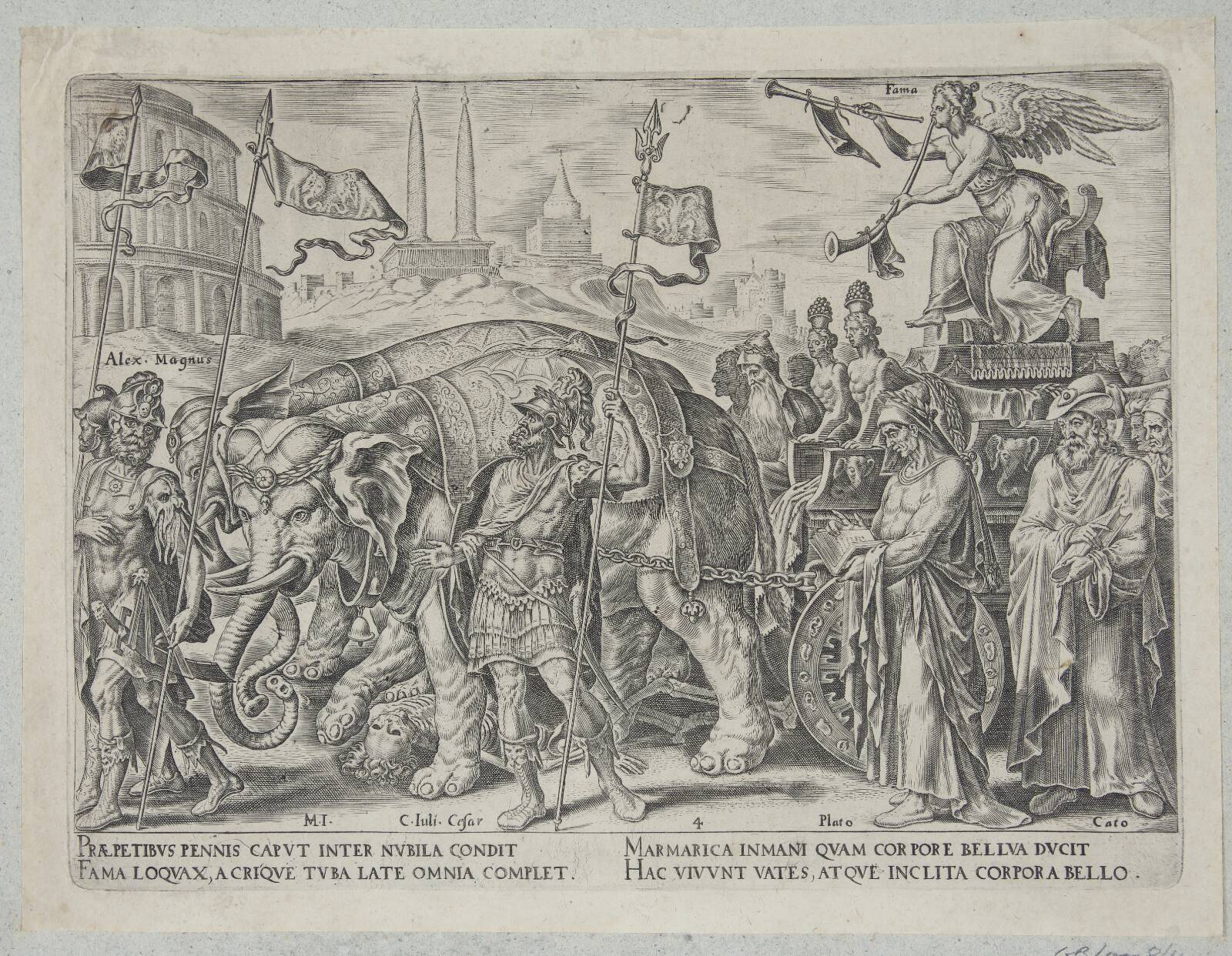 Berømmelsens triumf, Philips Galle, 1563-1566