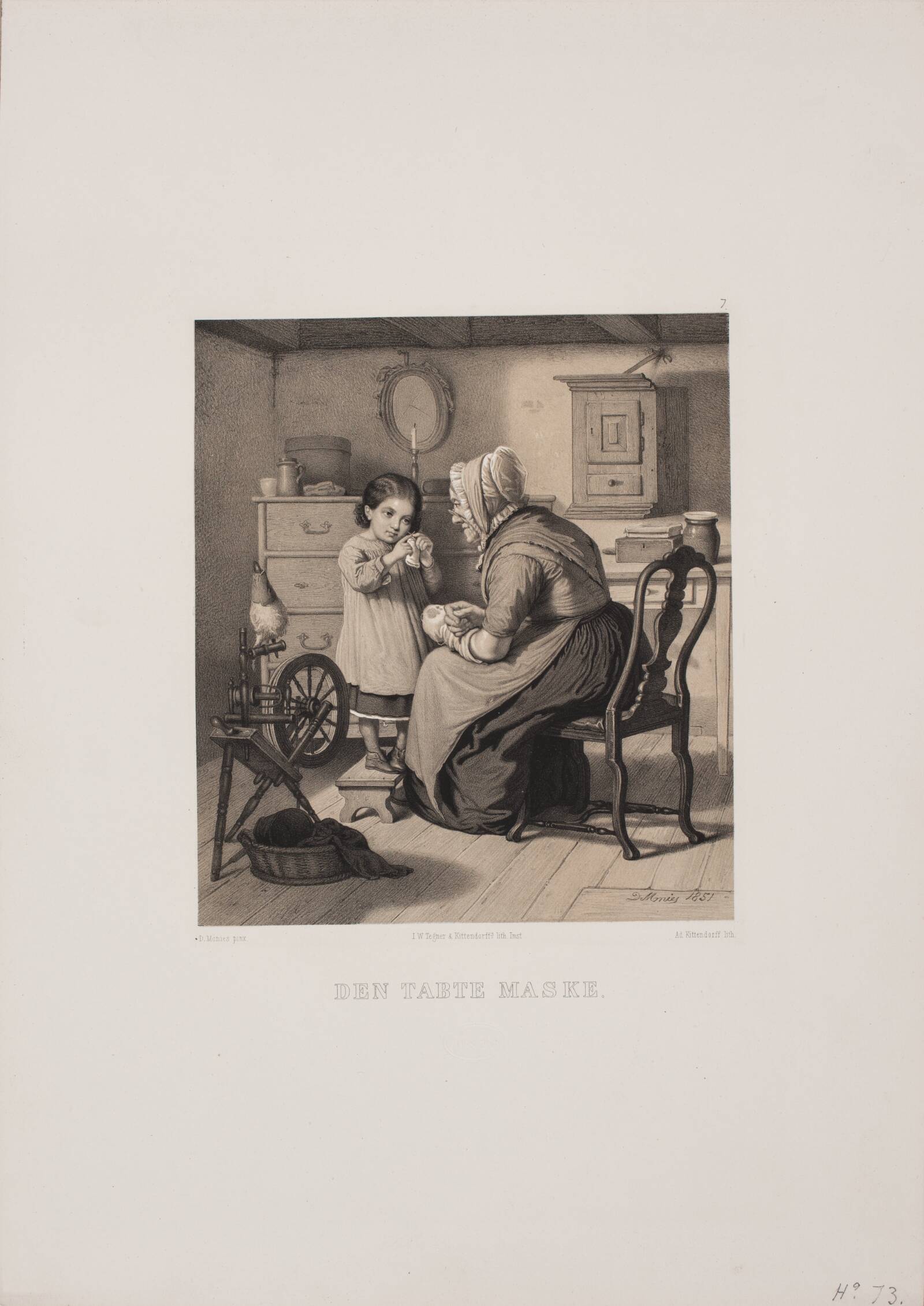 Den tabte maske, Adolph Kittendorff, 1880-1889