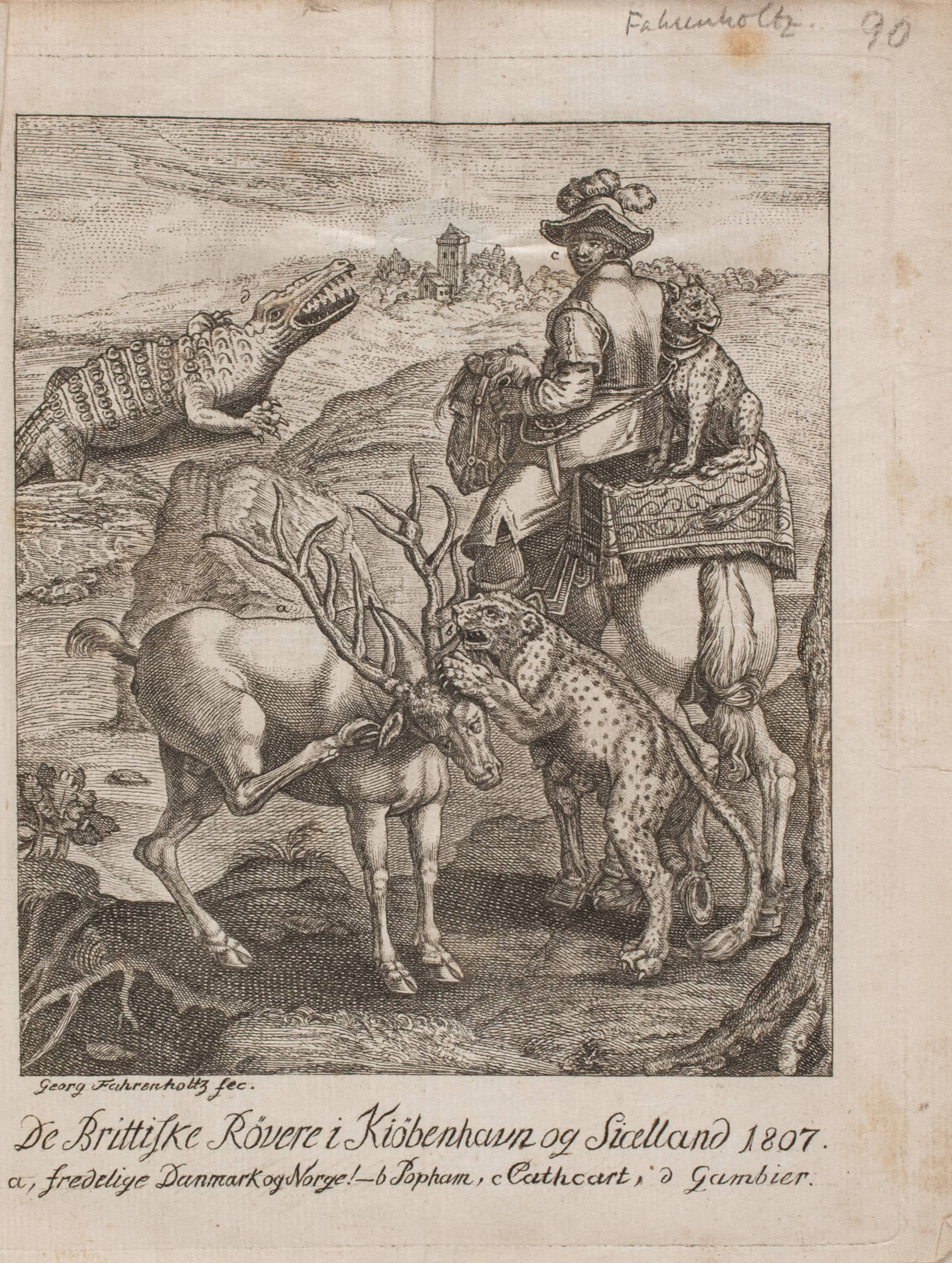 "De Brittiske Rövere...", Georg Fahrenholtz, 1808