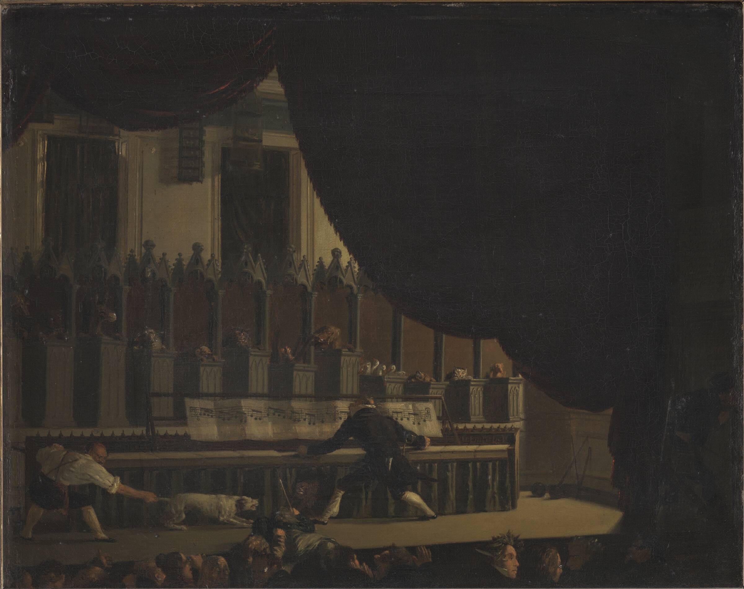 En omrejsende projektmager foreviser et musikalsk menageri, Sophus Schack, 1826-1864