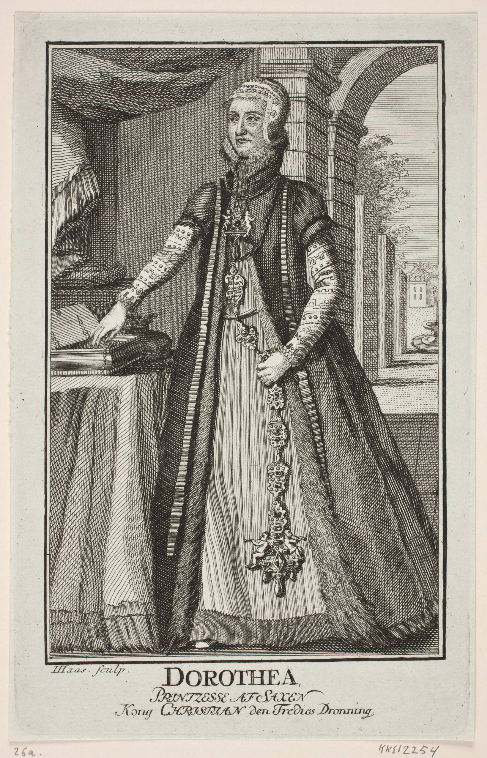 Dorothea af Sachsen-Lauenburg, Jonas Haas, 1750-1759