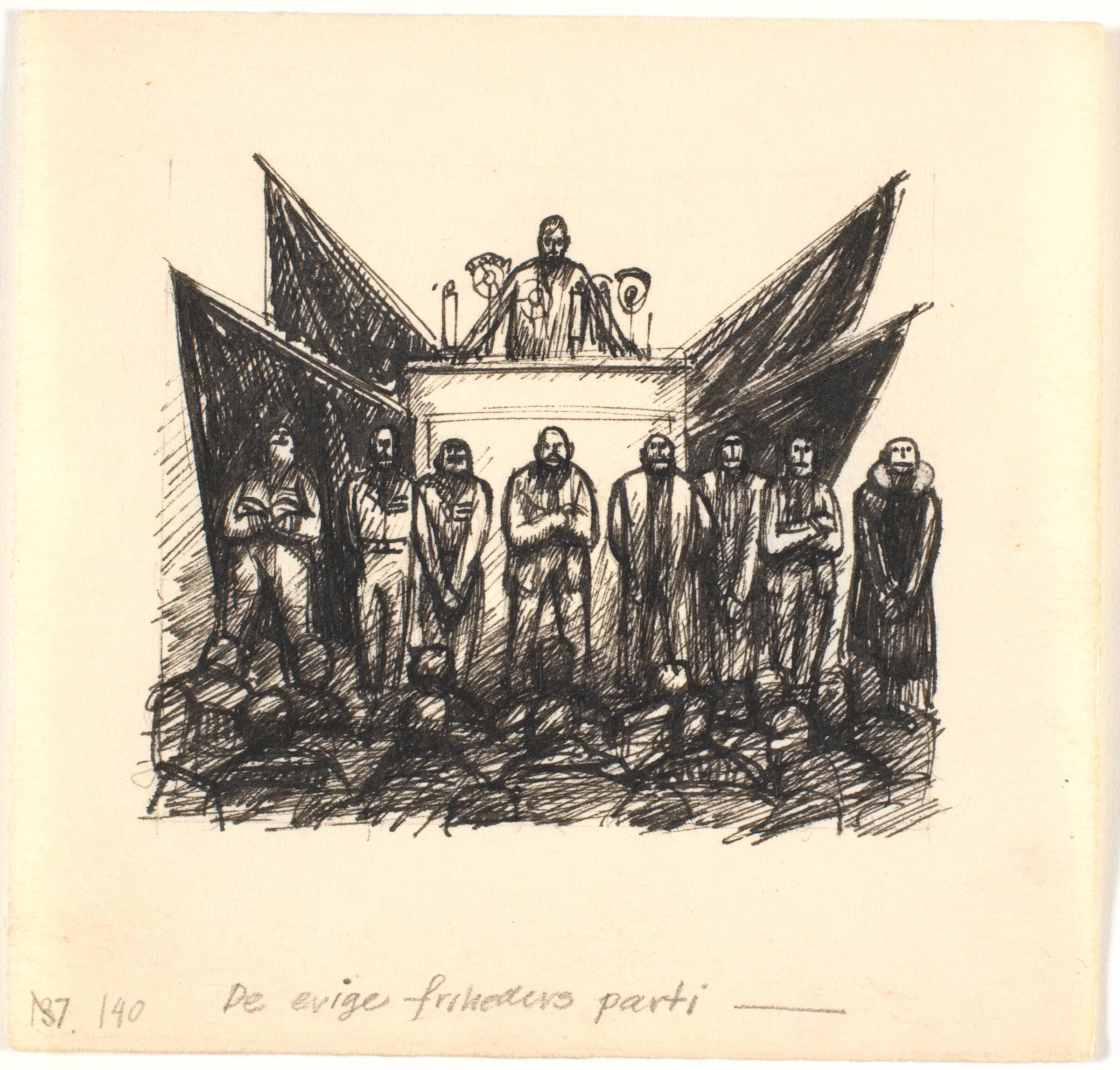 De evige friheders parti -, Palle Nielsen, 1949