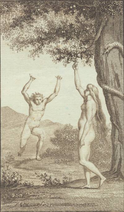 Illustration til Ewalds "Adam og Eva". III