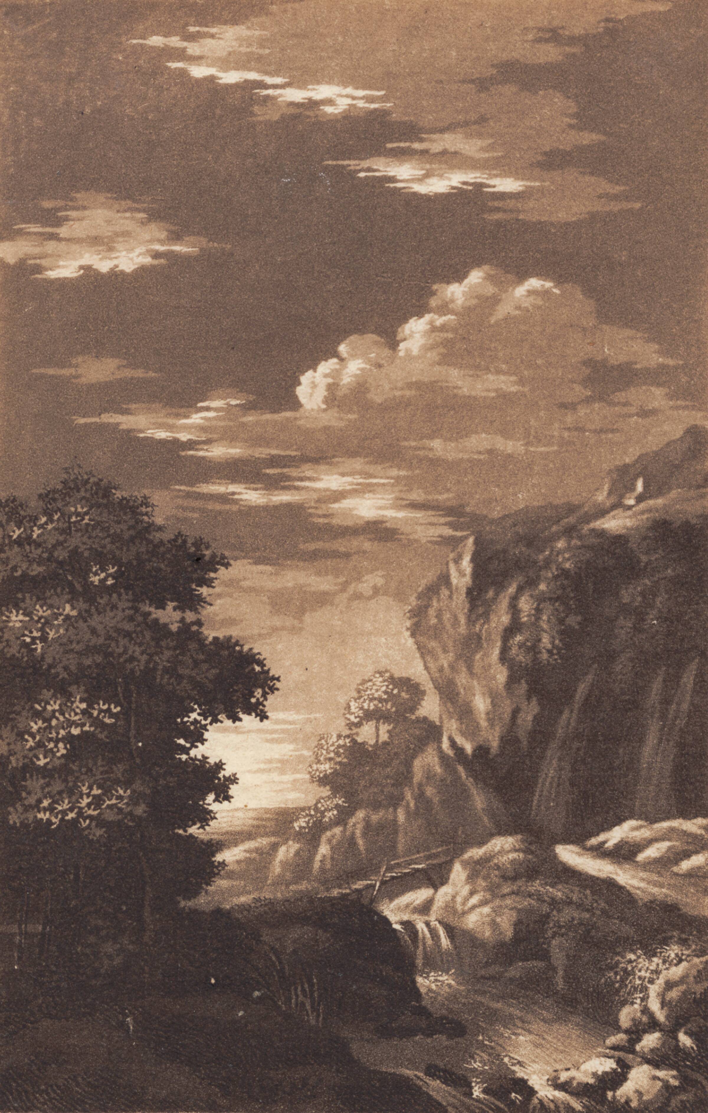 Fjeldlandskab, Heinrich Grosch, 1799
