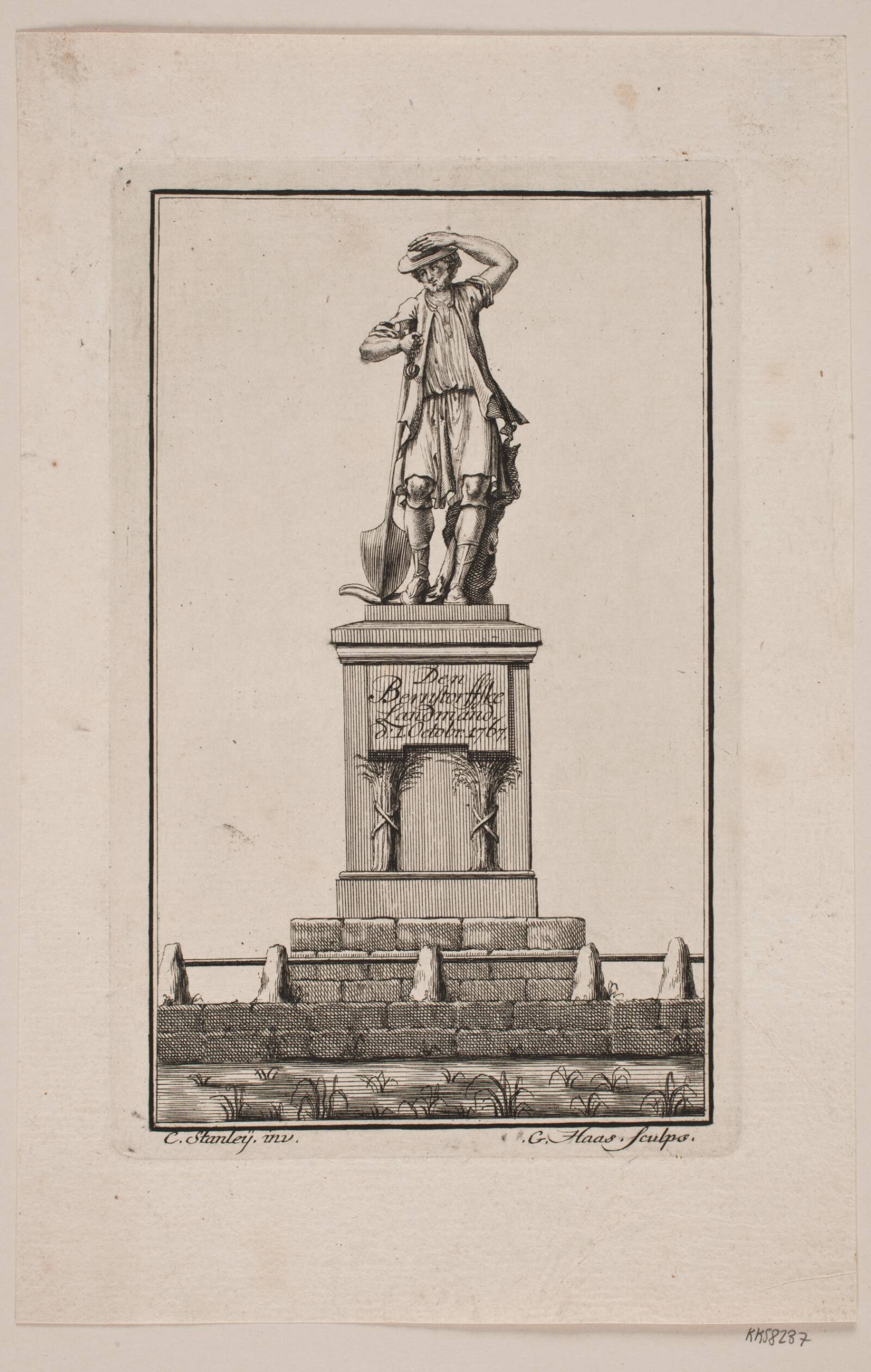 Den Bernstoffske landmand, Georg Haas, 1781-1785