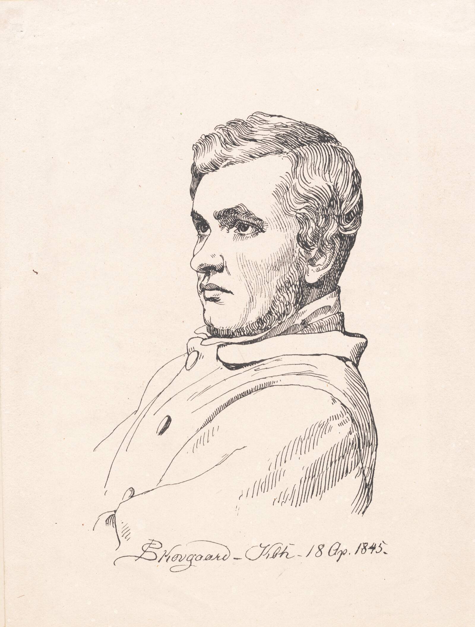 J. Th. Lundbye, P.C. Skovgaard, 1845