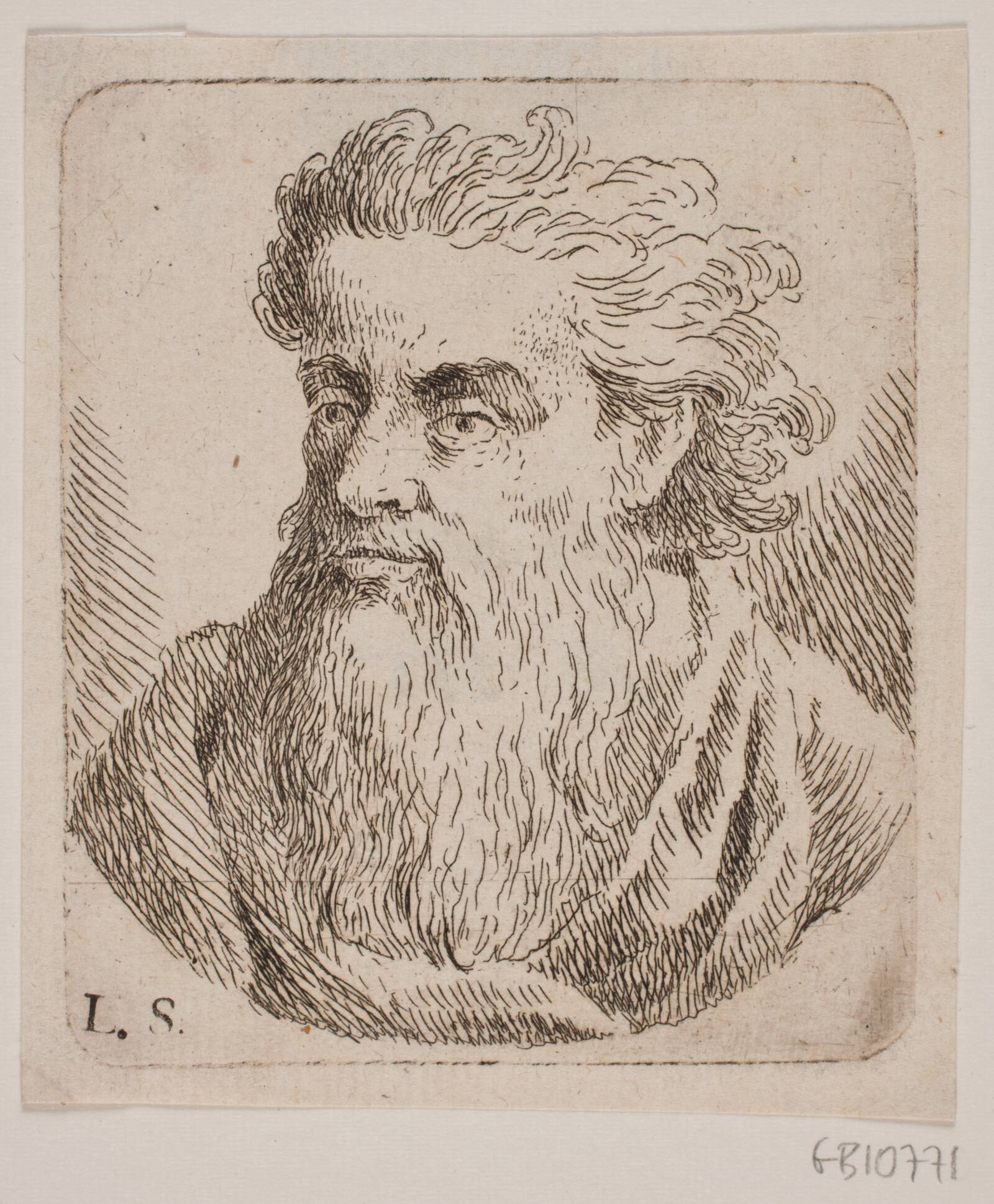 Brystbillede af en Mand, W.A. Müller, 1733-1816