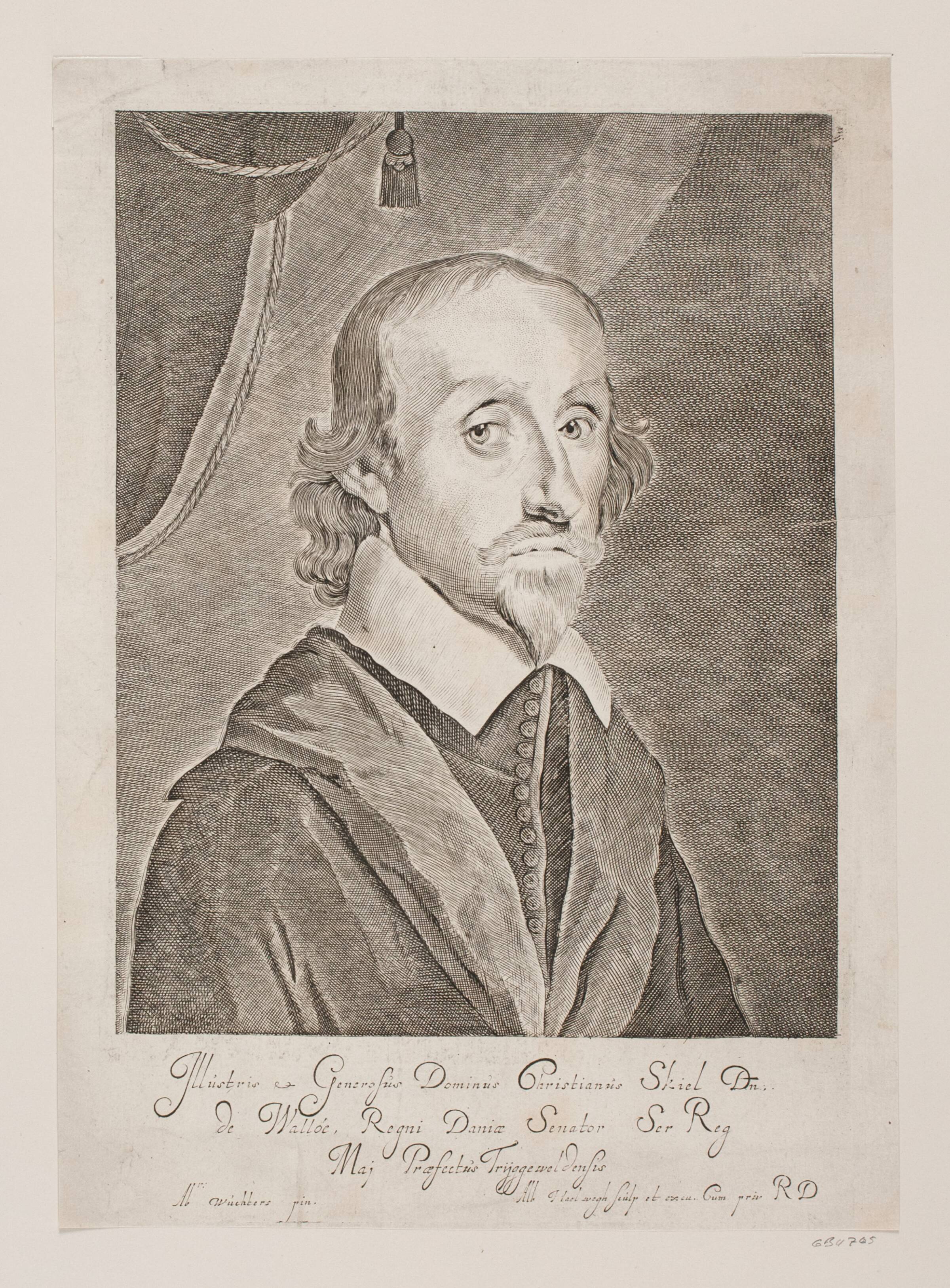 Foroverbøjet mand, holdende en kæp i begge hænder, Vincenzo Mannozzi, 1600-1658