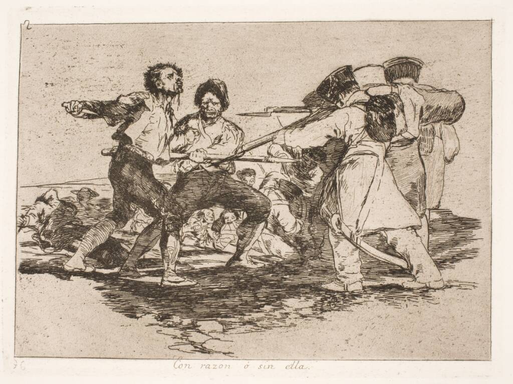 Med grund eller uden (2), Francisco de Goya, 1810-1820