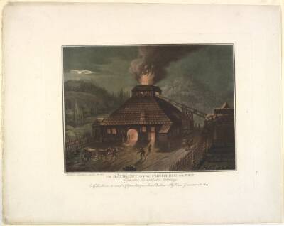 Un Bâtiment d'une fonderie de fer
