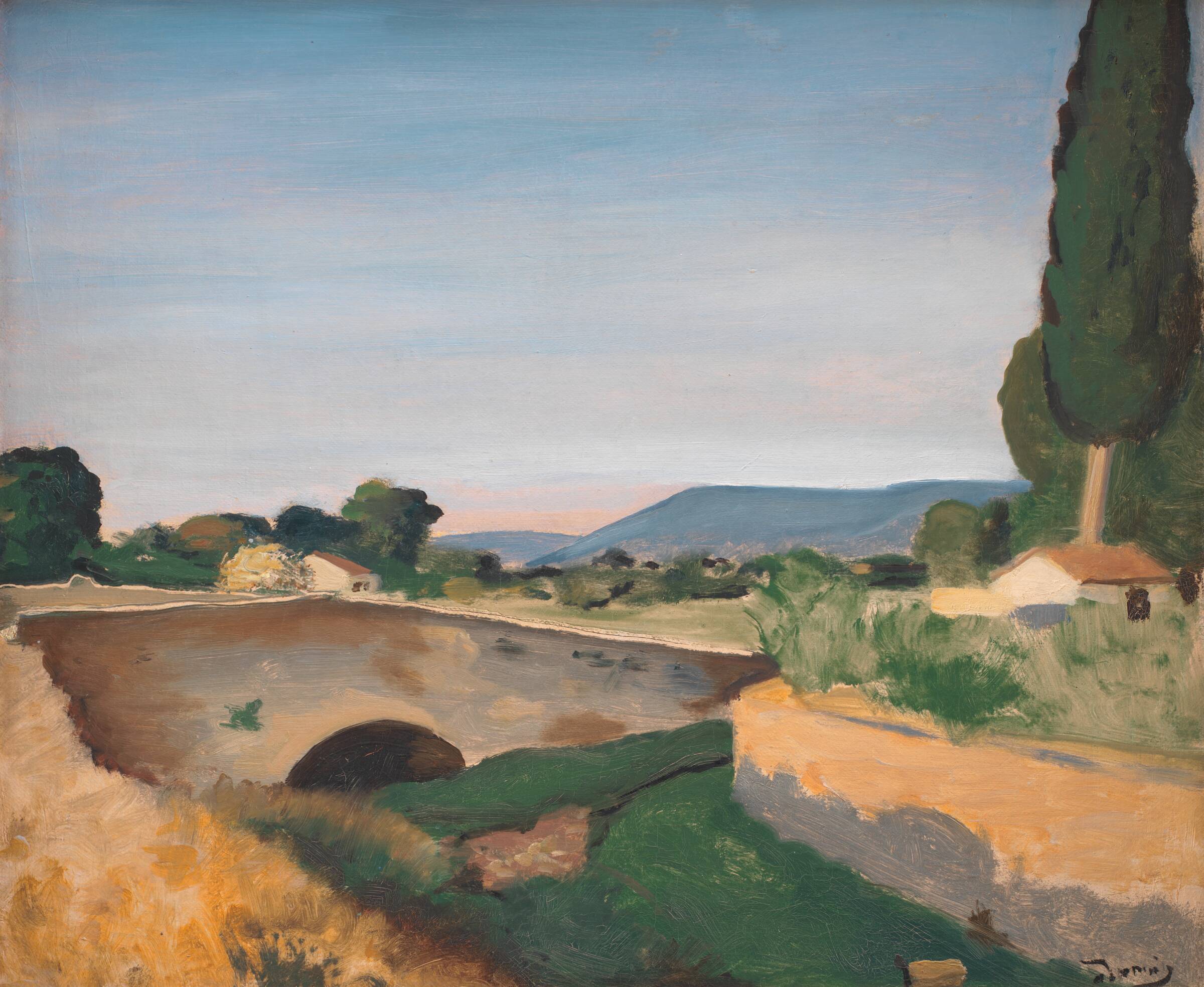 Landskab fra Sydfrankrig, André Derain, 1923-1927