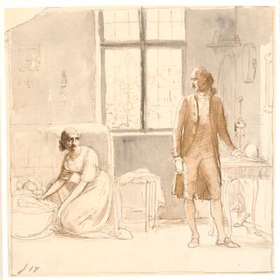Goethe hos enken i Rom