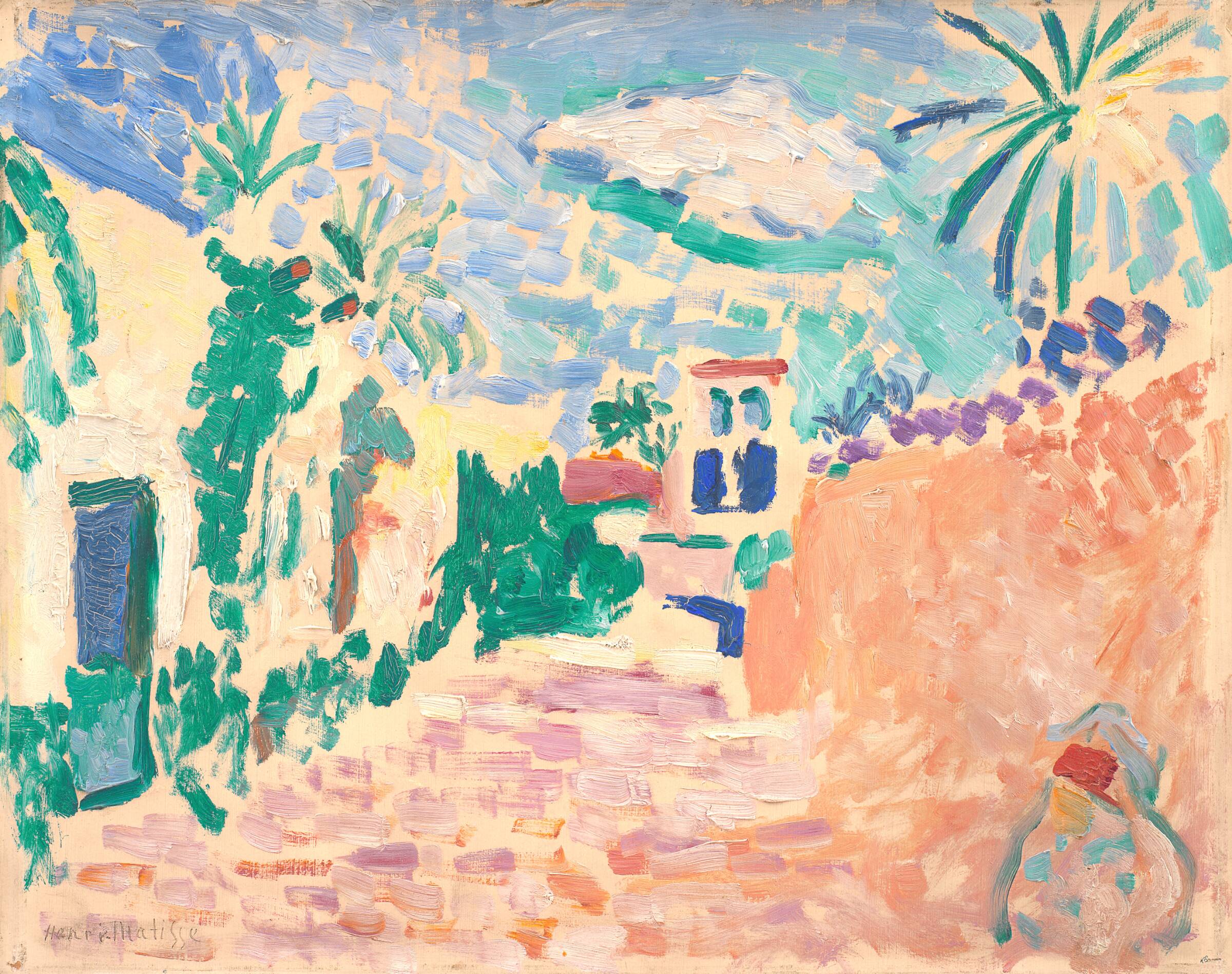 Gade i Biskra, Algeriet, Henri Matisse, 1906