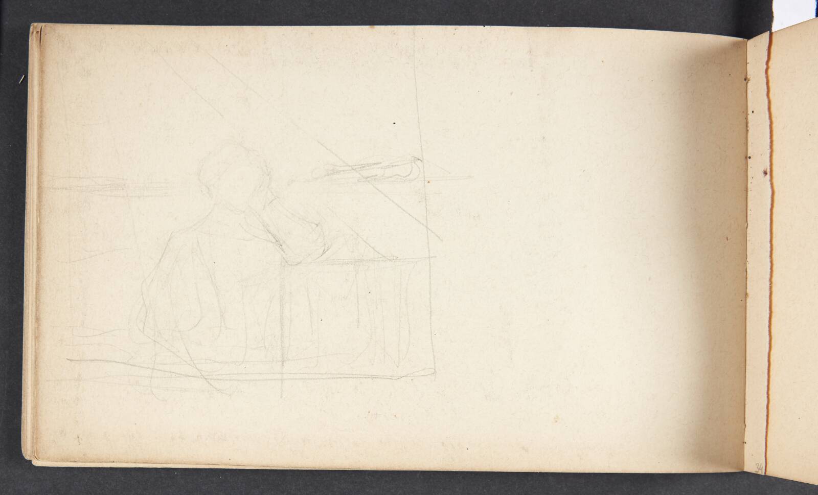 Kvinde i en sejlbåd, Agnes Slott-Møller, 1897-1898