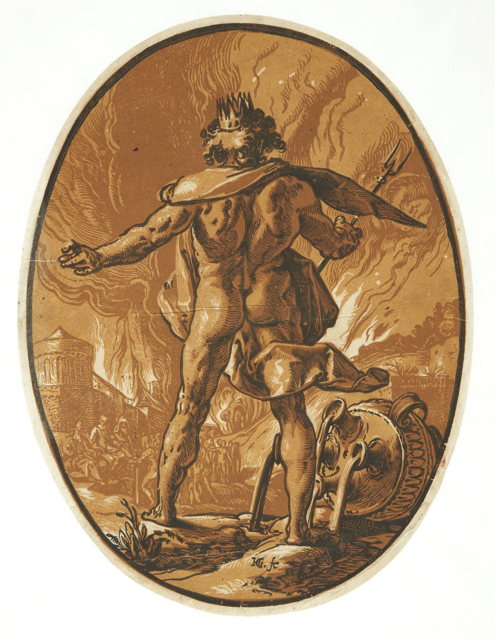 Pluto, Hendrick Goltzius, 1592-1595