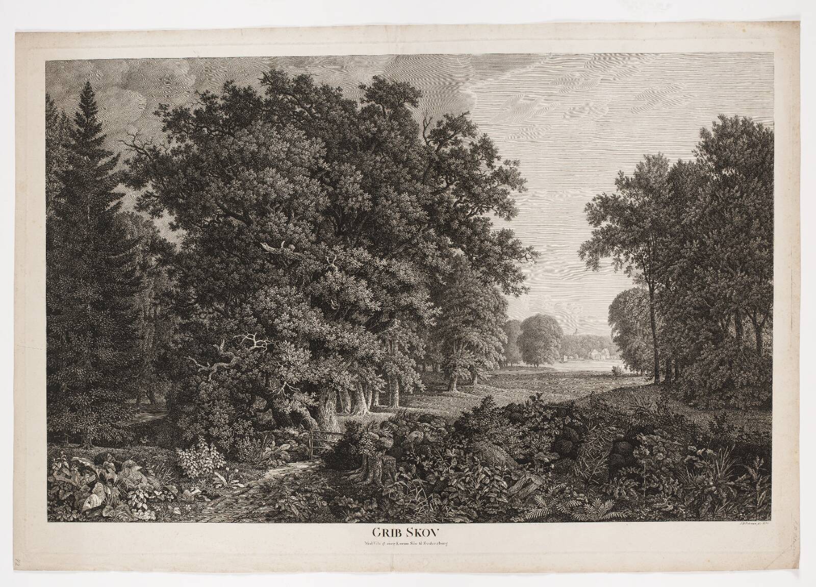 Landskab, Søren Henrik Petersen, 1800-1849