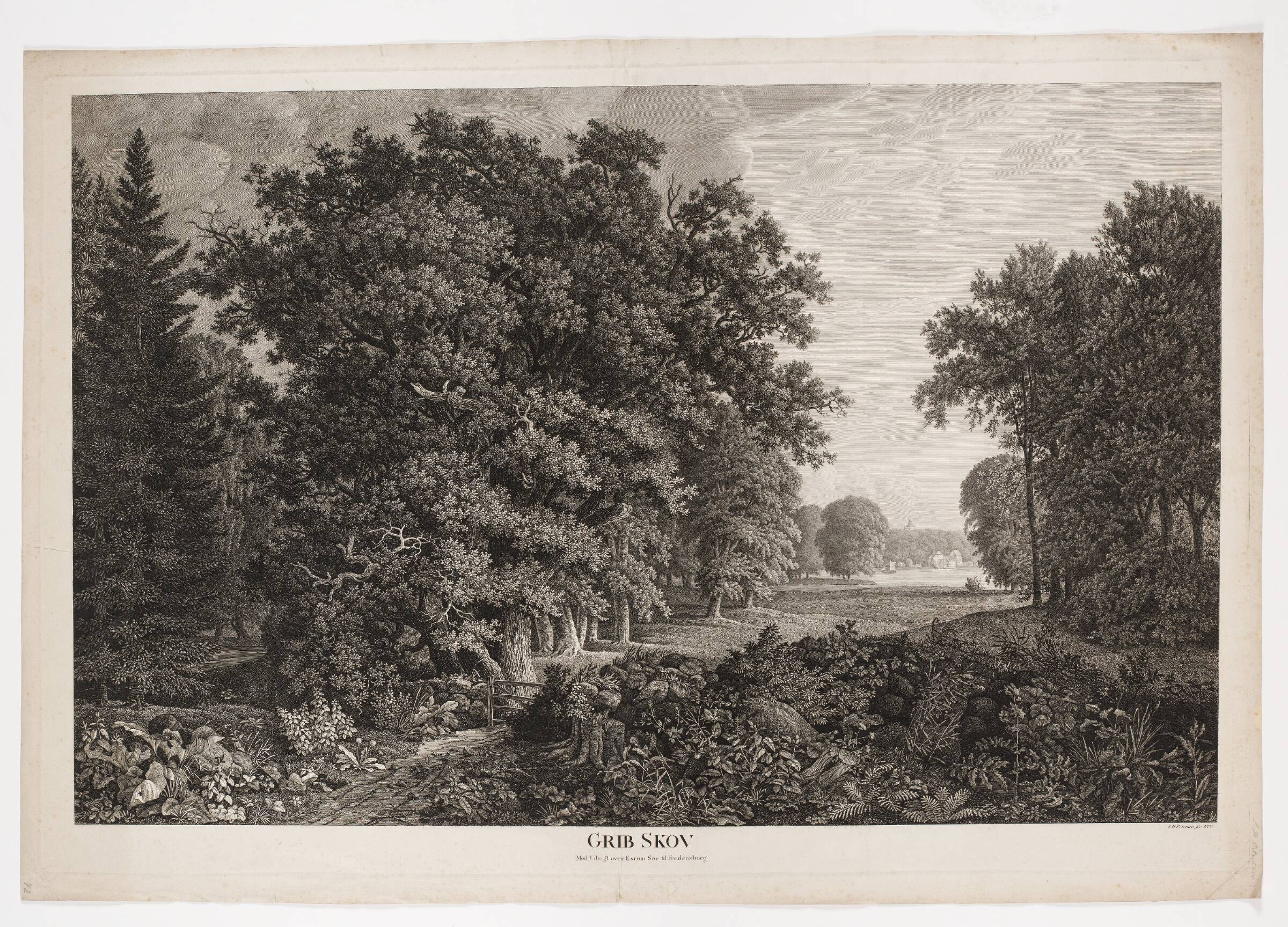 Landskab, Søren Henrik Petersen, 1800-1849